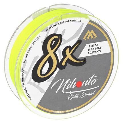 Tresse Nihonto Octa 0,23mm 20,8kg 150m fluo