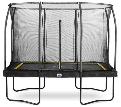 Trampolin - Comfort Edition - 214 x 153 cm - Rechteckig Schwarz