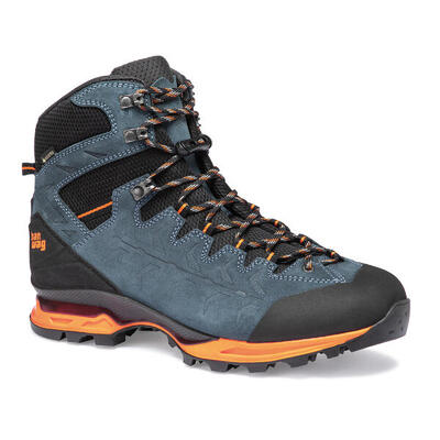 Makra trek gtx wandelschoen heren waterdichte hoge wandelschoenen steel/orange