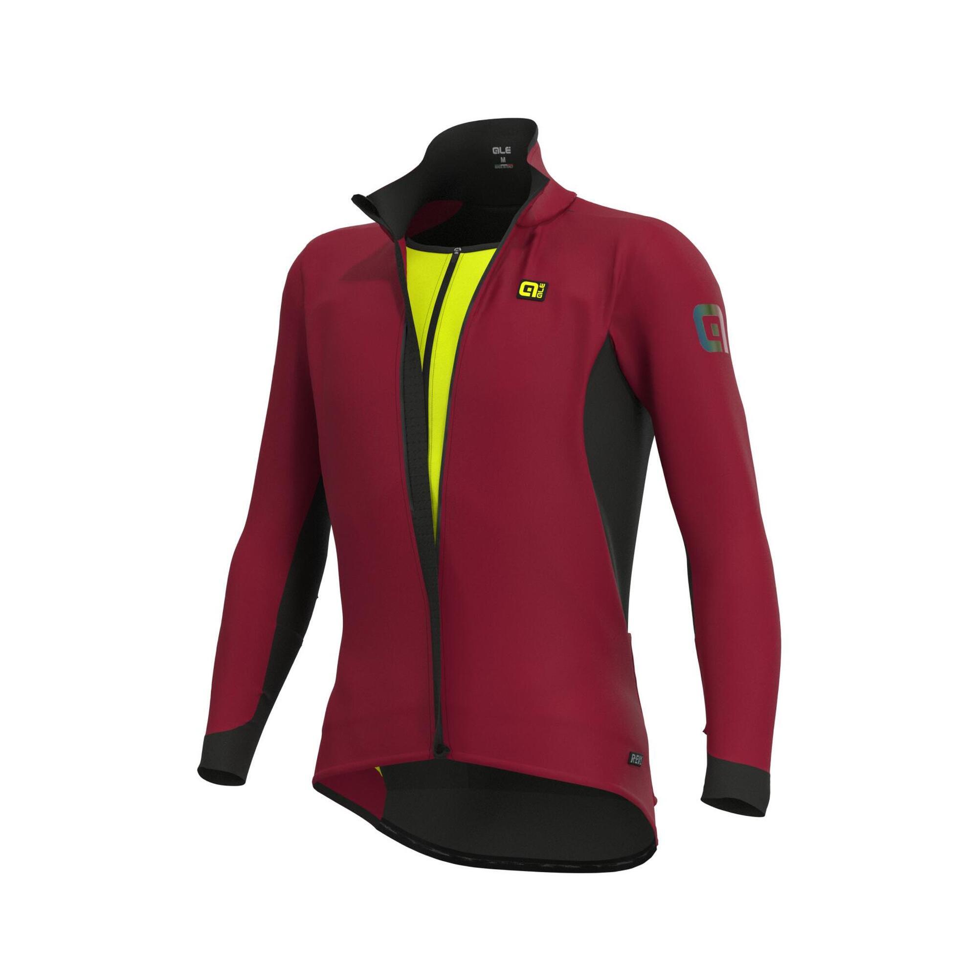 Kurtka rowerowa męska Alé Cycling R-EV1 Future Warm L Bordowy