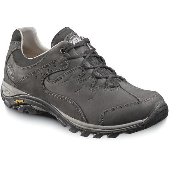 Caracas Wandelschoen Heren leren lage wandelschoenen Schwarz