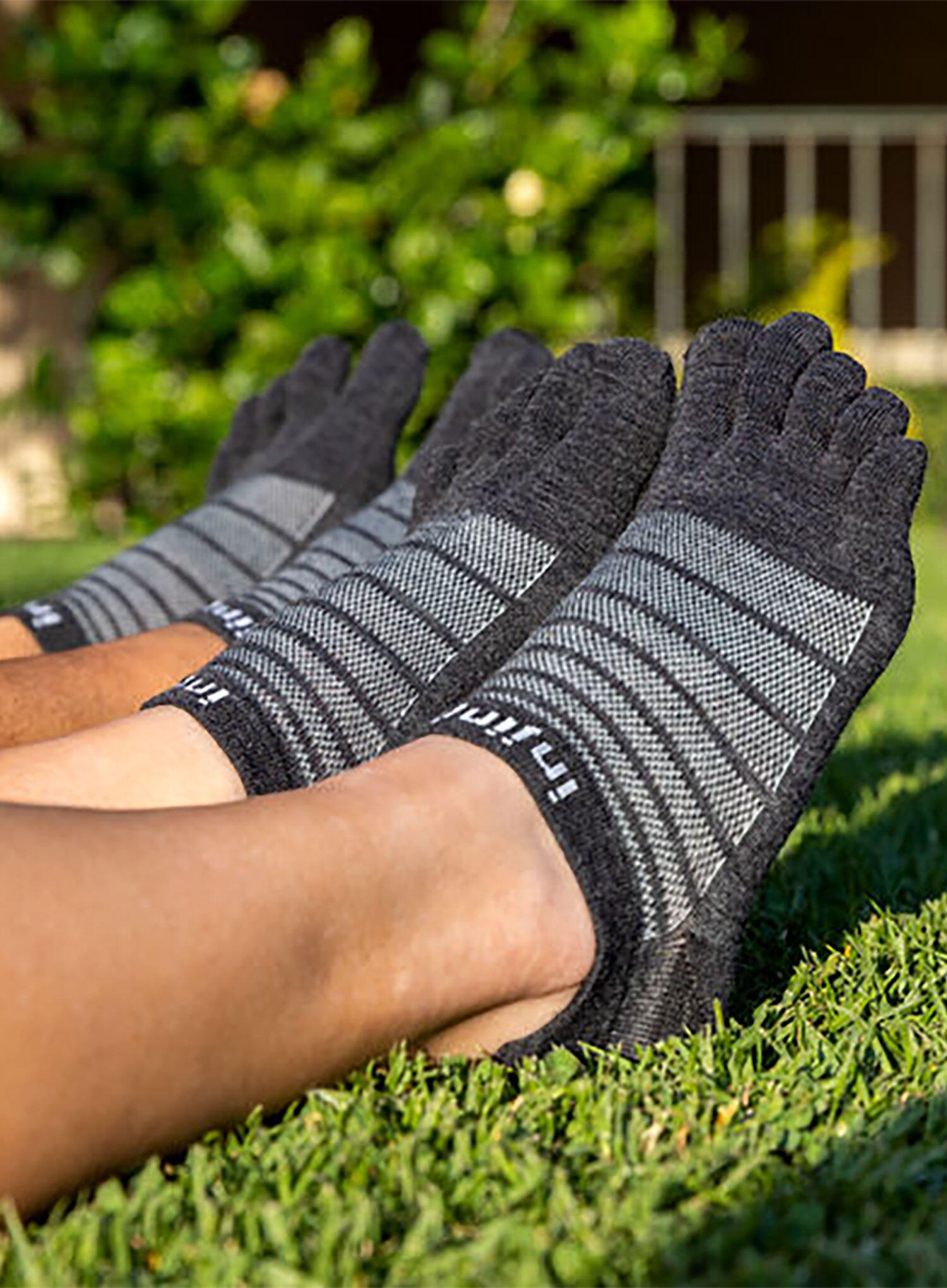 Skarpety merino Injinji Run Lightweight No-Show Wool 3/7