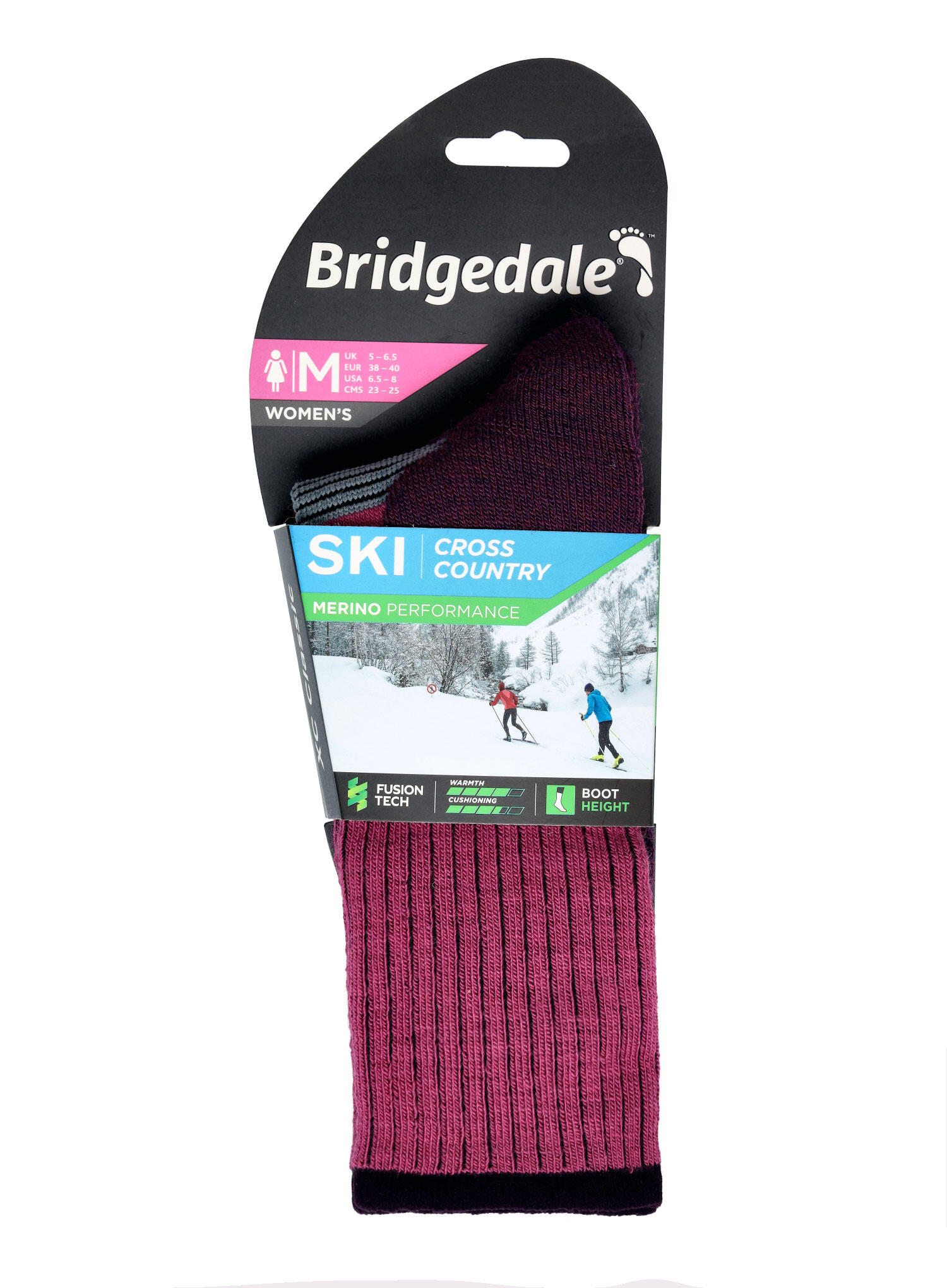 Skarpety narciarskie damskie Bridgedale Ski Cross Country Merino P 7/7