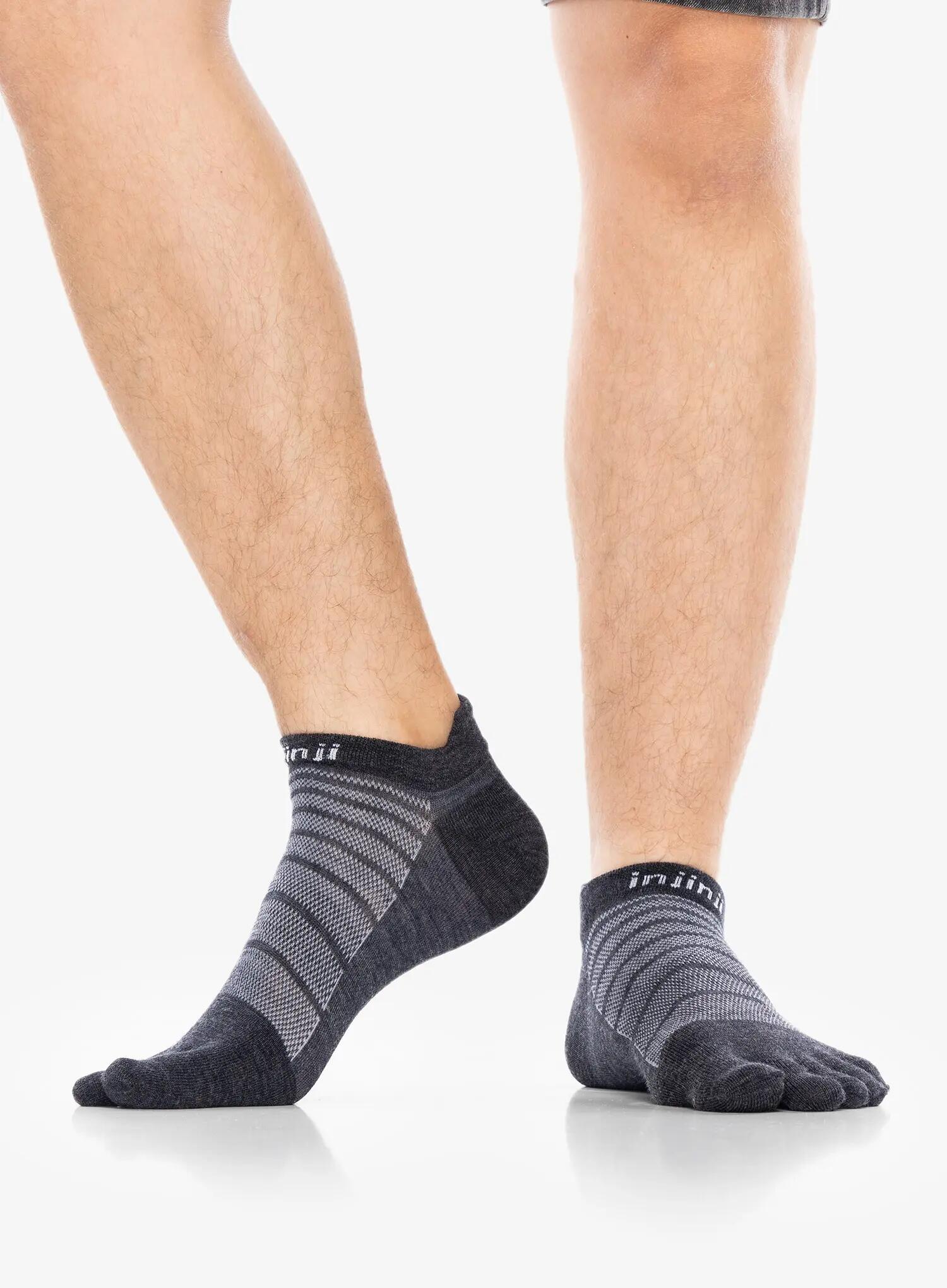 Skarpety merino Injinji Run Lightweight No-Show Wool 7/7