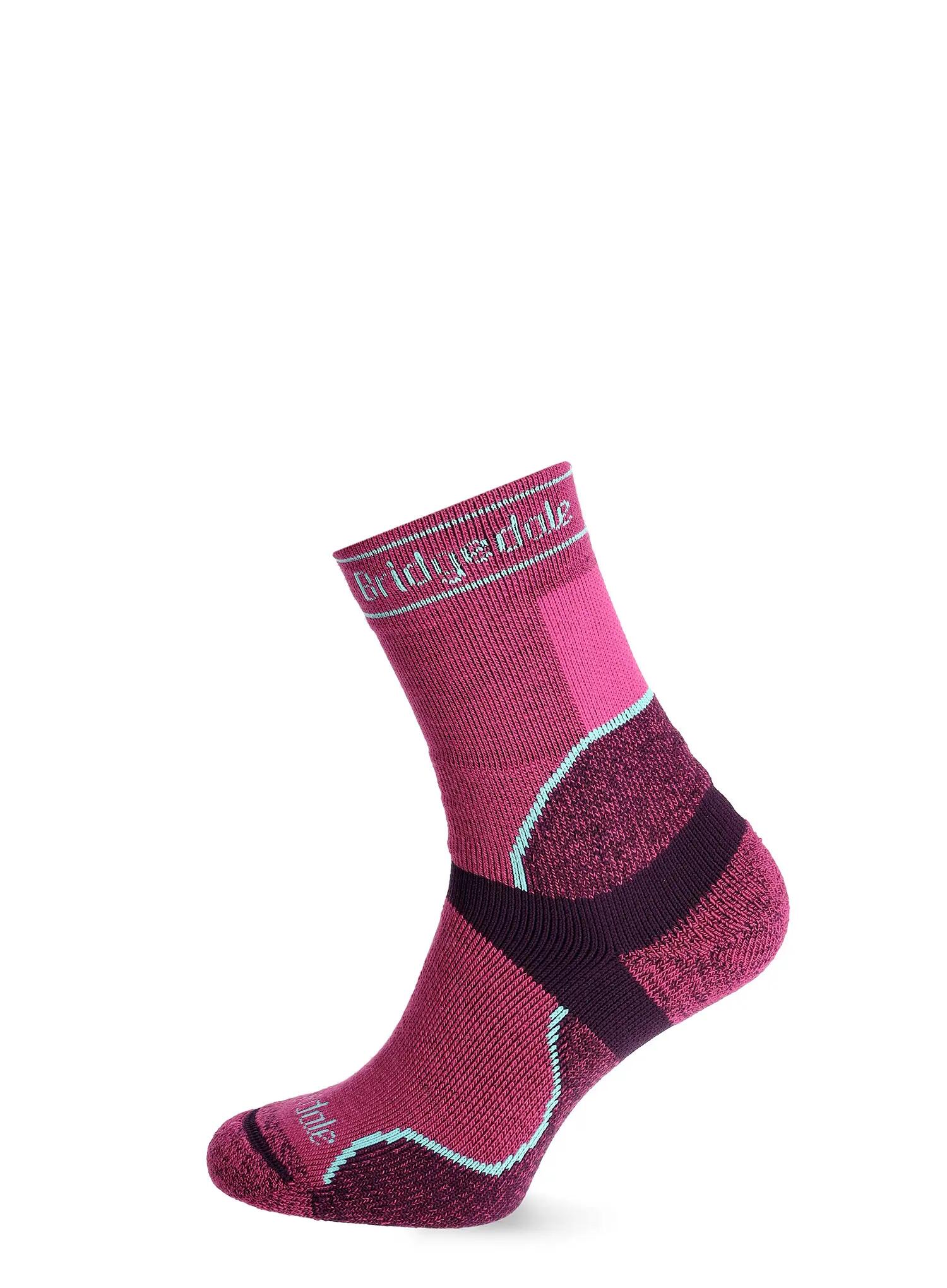 Skarpety biegowe damskie Bridgedale Trail Run Midweight T2 Merino Sport Crew 3/4