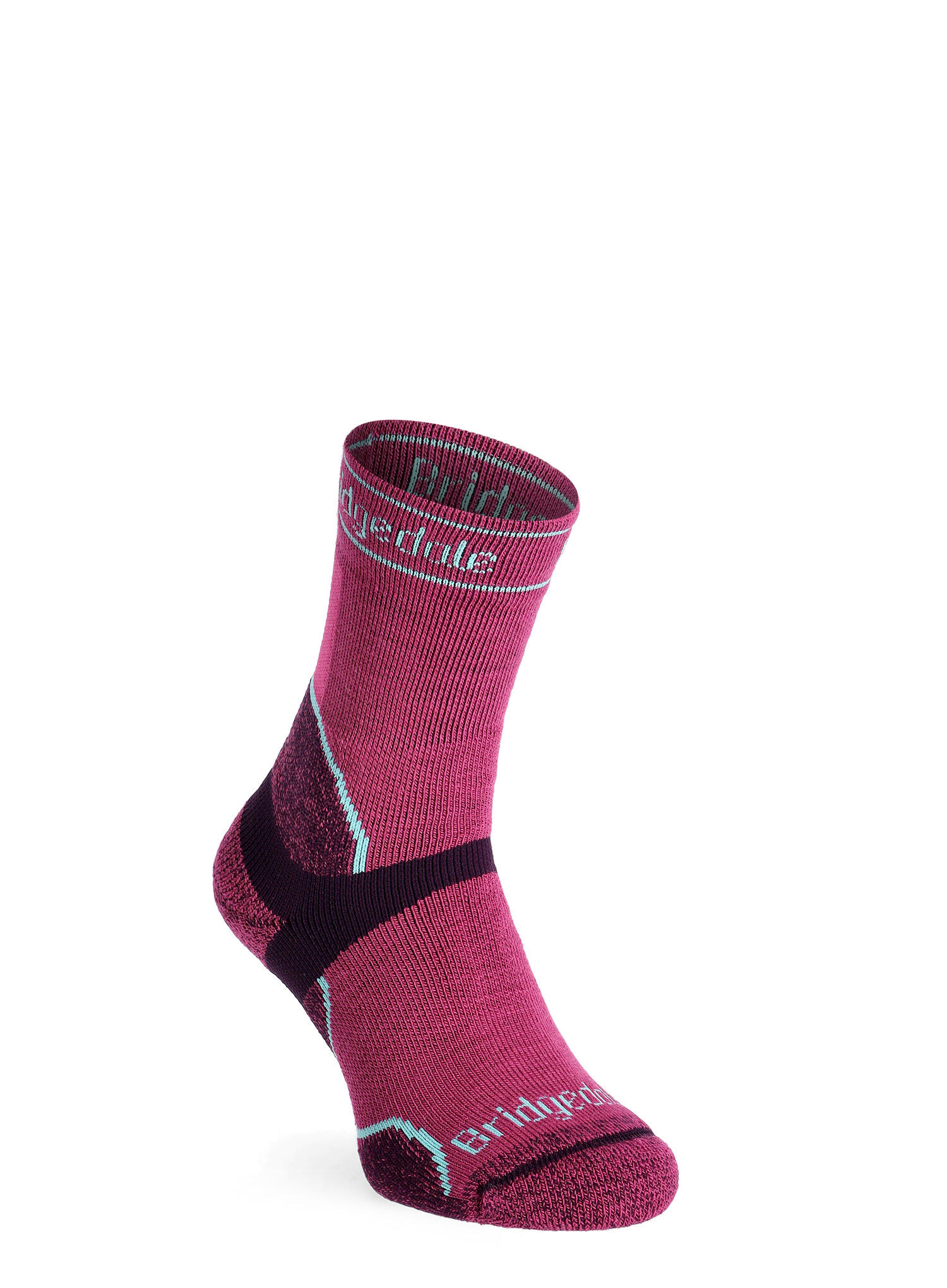 Skarpety biegowe damskie Bridgedale Trail Run Midweight T2 Merino Sport Crew 1/4