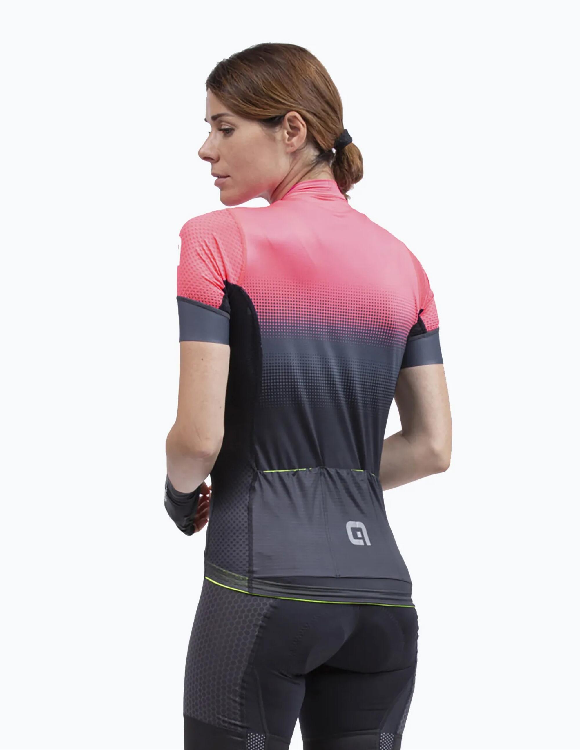 Alé Damen-Kurzarmtrikot in Farbverlauf Orange 4/6