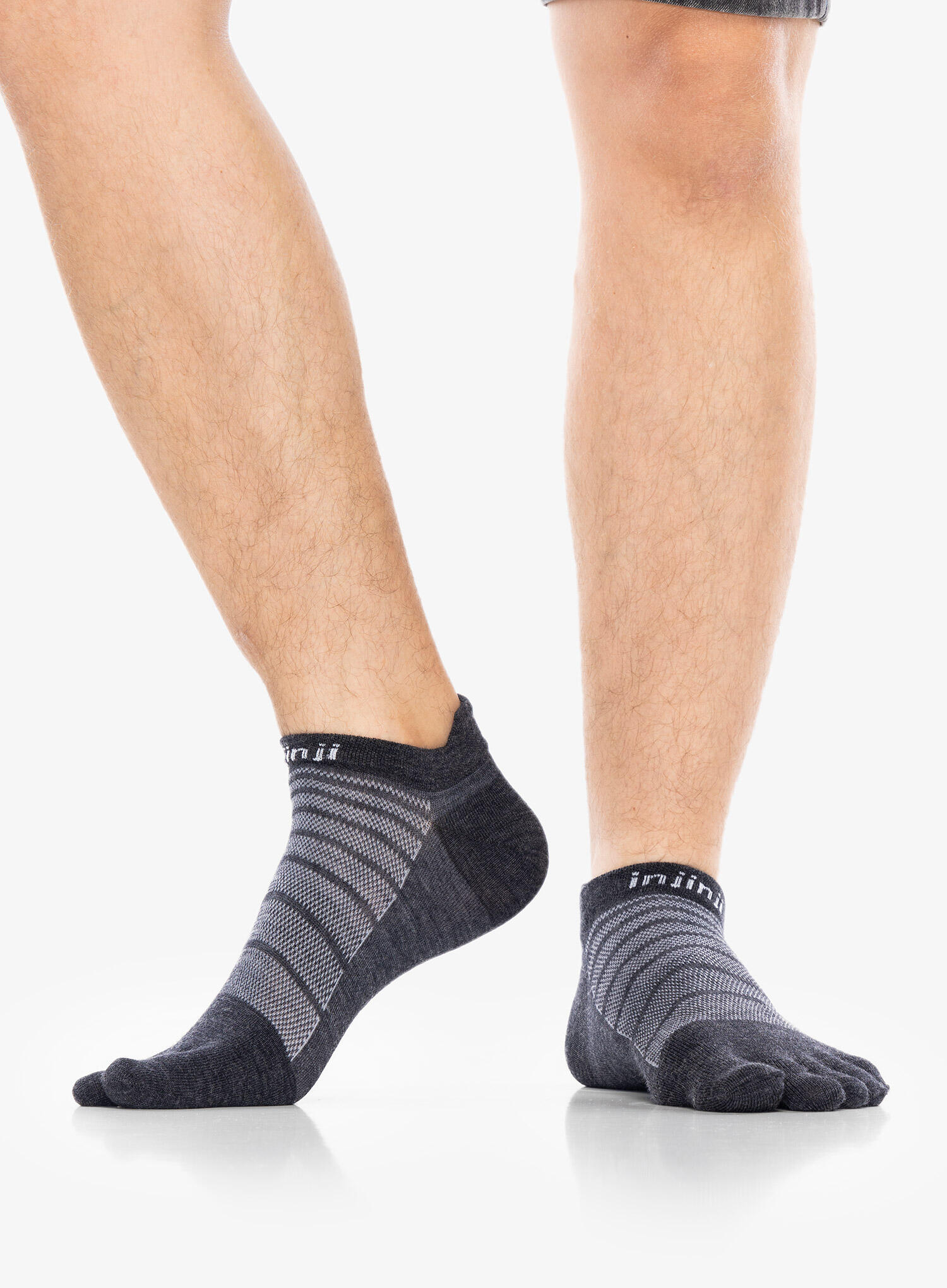 Skarpety merino Injinji Run Lightweight No-Show Wool 7/7