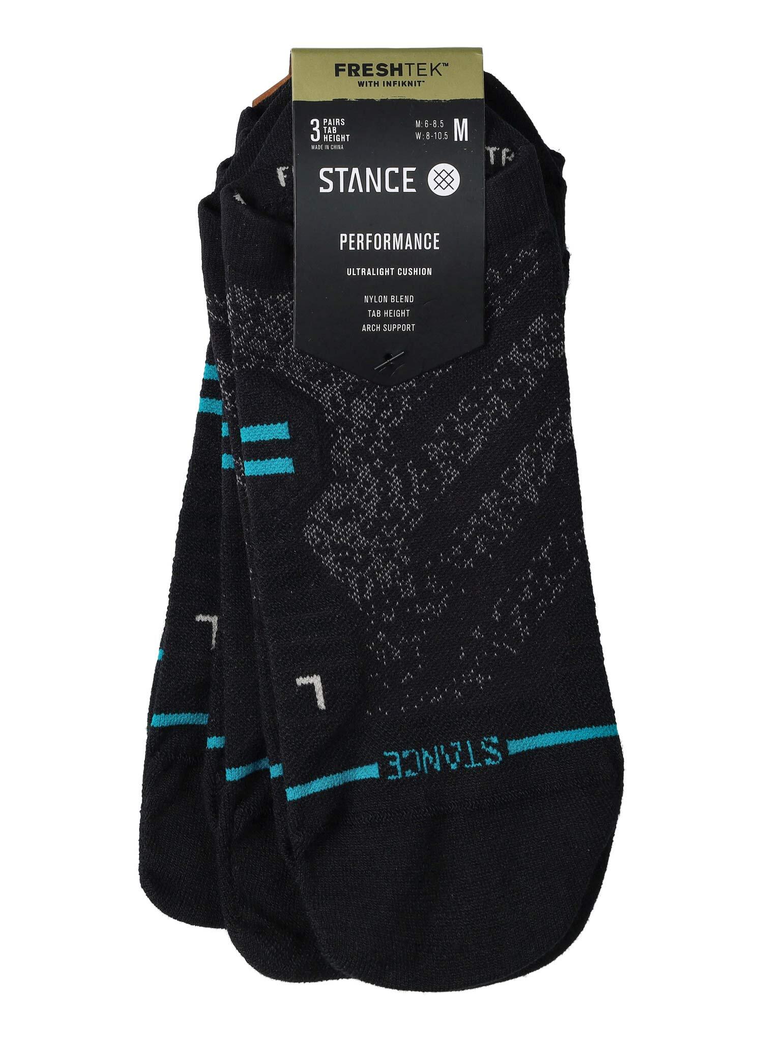 Chaussettes Stance Performance Run Ultra Light Tab Noir (3 paires) 2/6