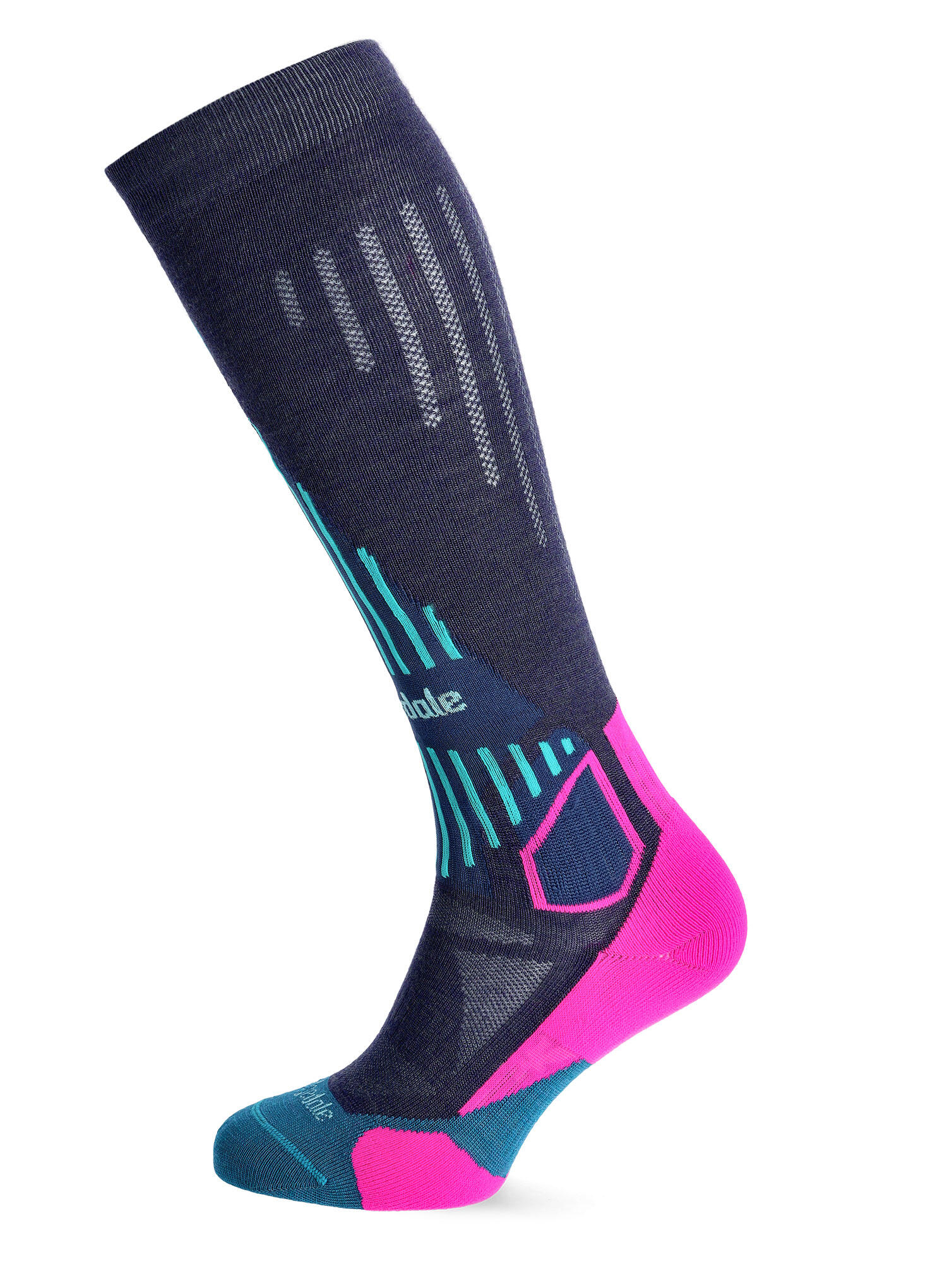 Skarpety narciarskie damskie Bridgedale Ski Lt Merino E Pattern 3/4