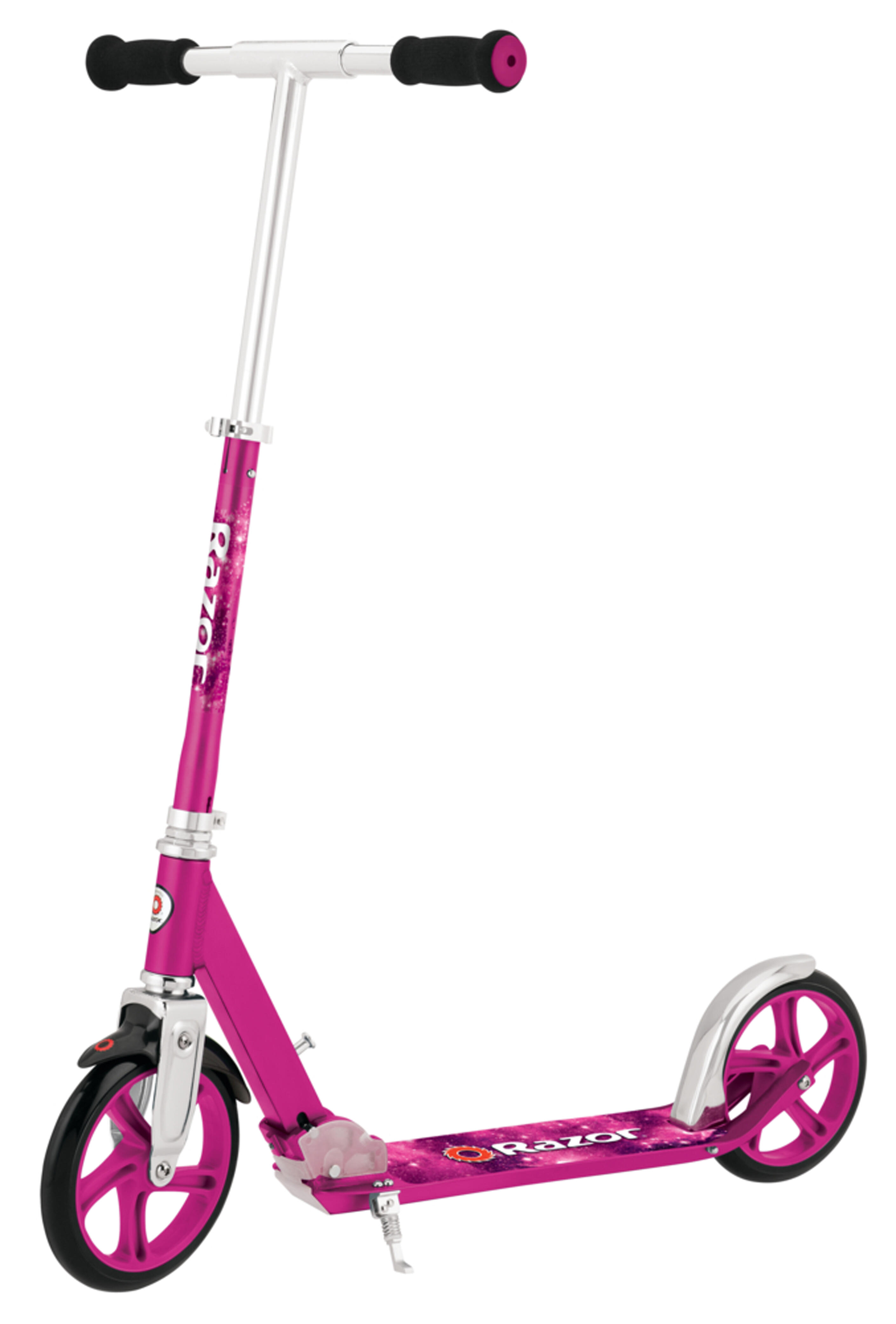 Trotineta pliabila roti mari adulti si copii 8+ ani Razor A5 Lux Roz