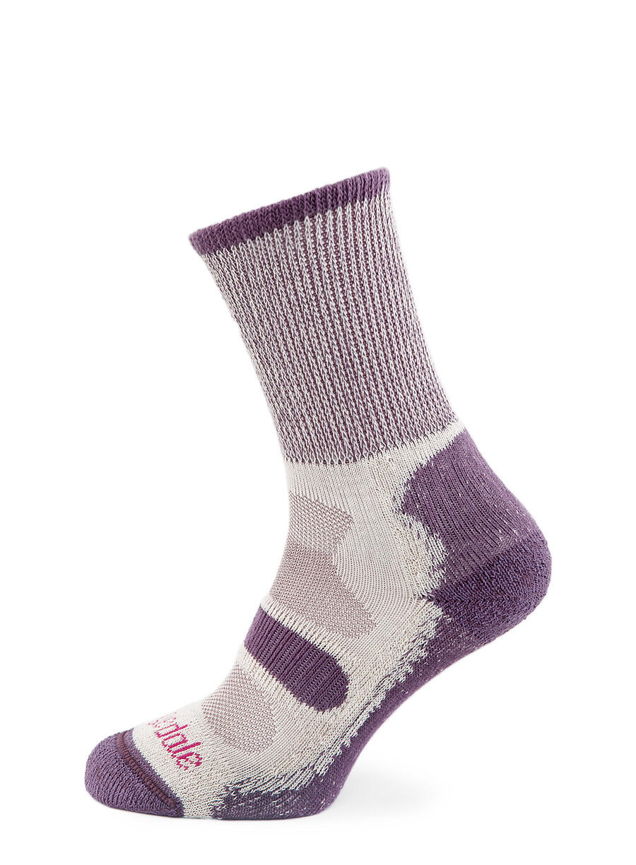 Bridgedale - Chaussettes de randonnée légères en coton rembourrées pour femmes 5/7
