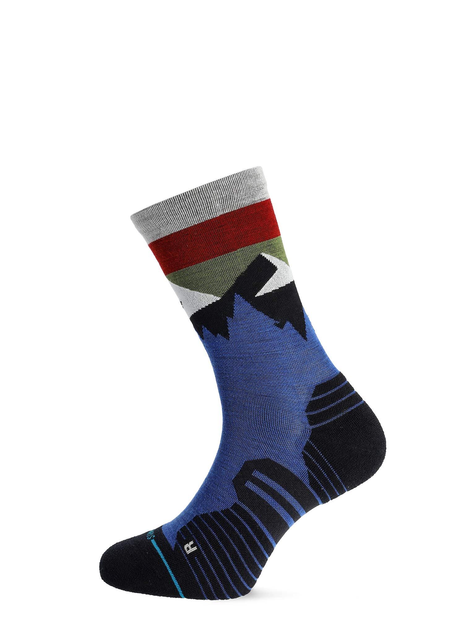 Chaussettes Stance Performance Light Wool Crew Bleu 3/4