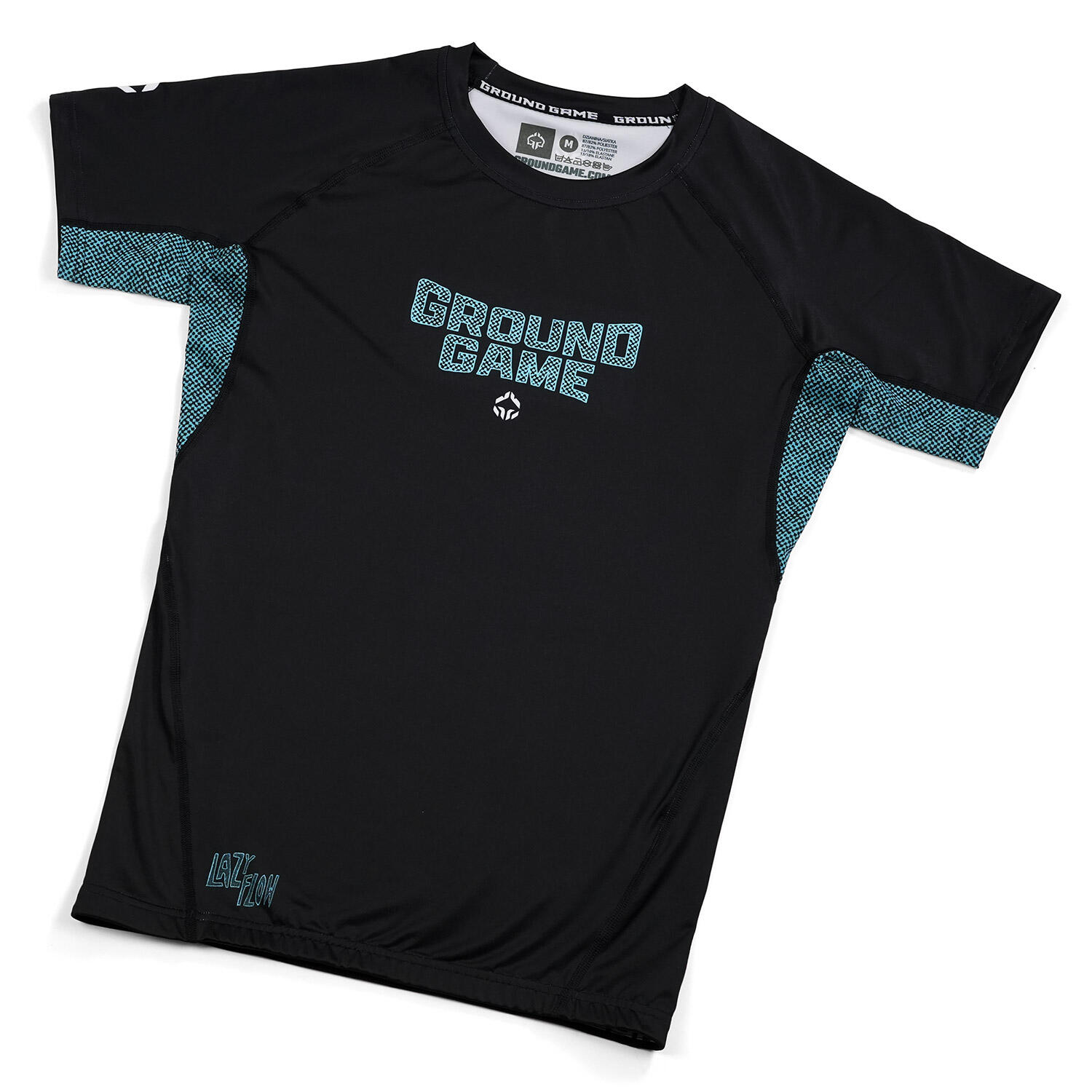 Rashguard do MMA/BJJ męski Ground GameTranquilo z krótkim rękawem 4/6