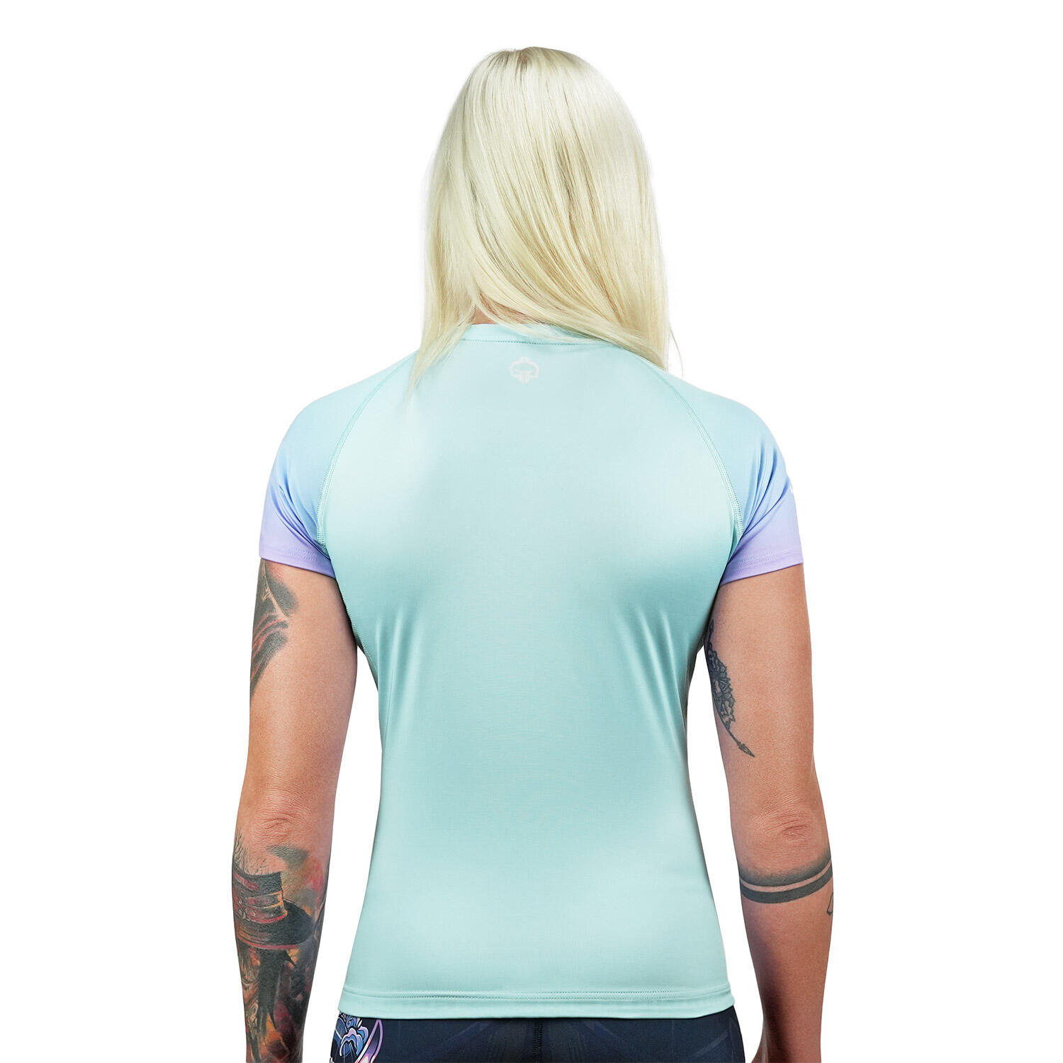Rashguard do MMA/BJJ damski Ground Game Athletic Mint z krótkim rękawem 4/6