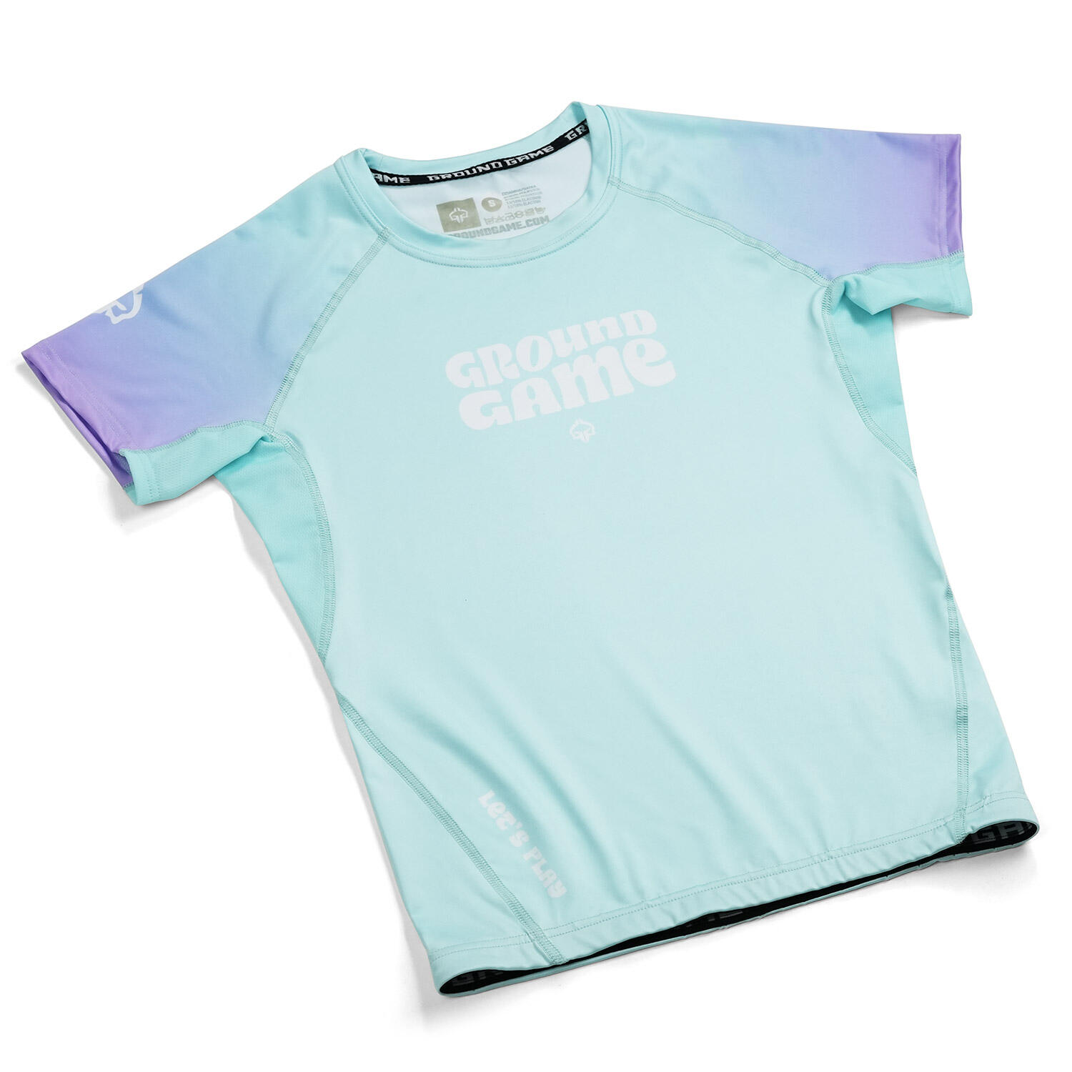 Rashguard do MMA/BJJ damski Ground Game Athletic Mint z krótkim rękawem 6/6