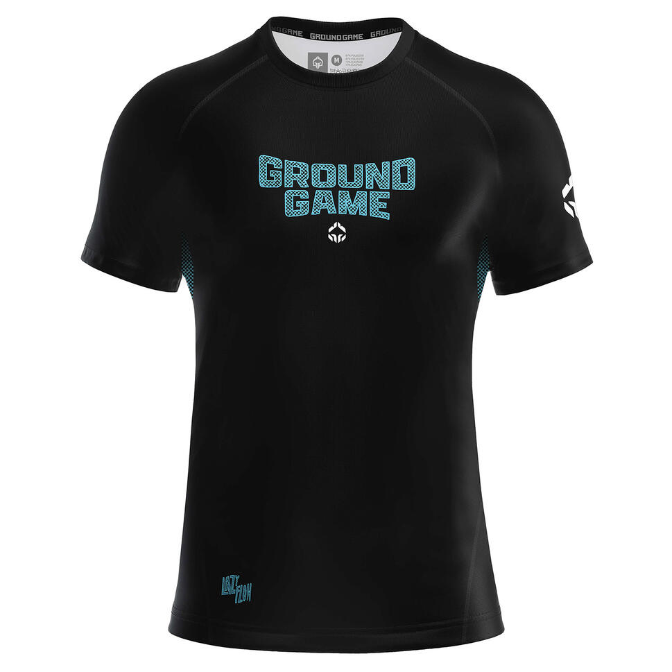 Rashguard do MMA/BJJ męski Ground GameTranquilo z krótkim rękawem