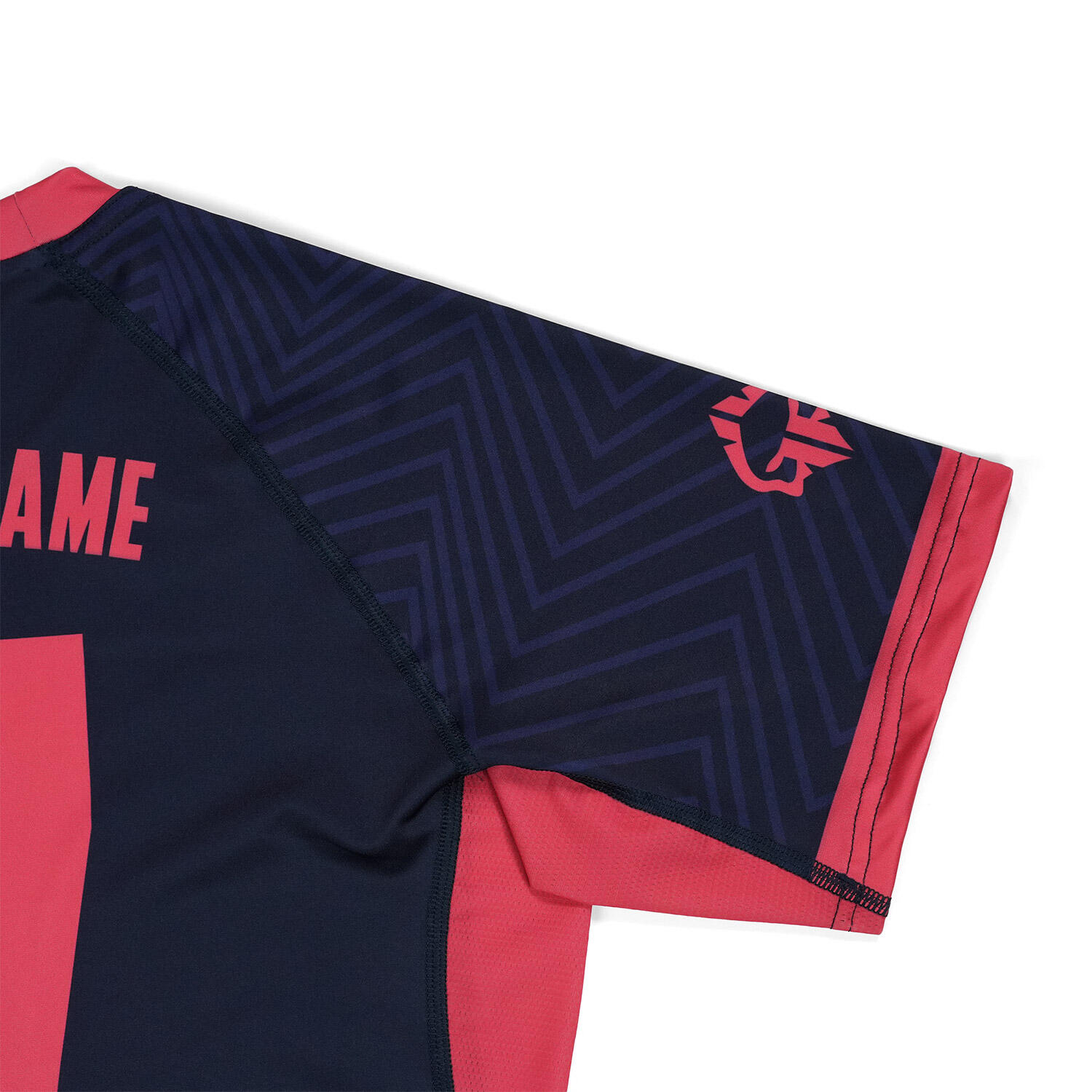 Rashguard do MMA/BJJ męski Ground Game FC Armbar granatowy  z krótkim rękawem 5/6