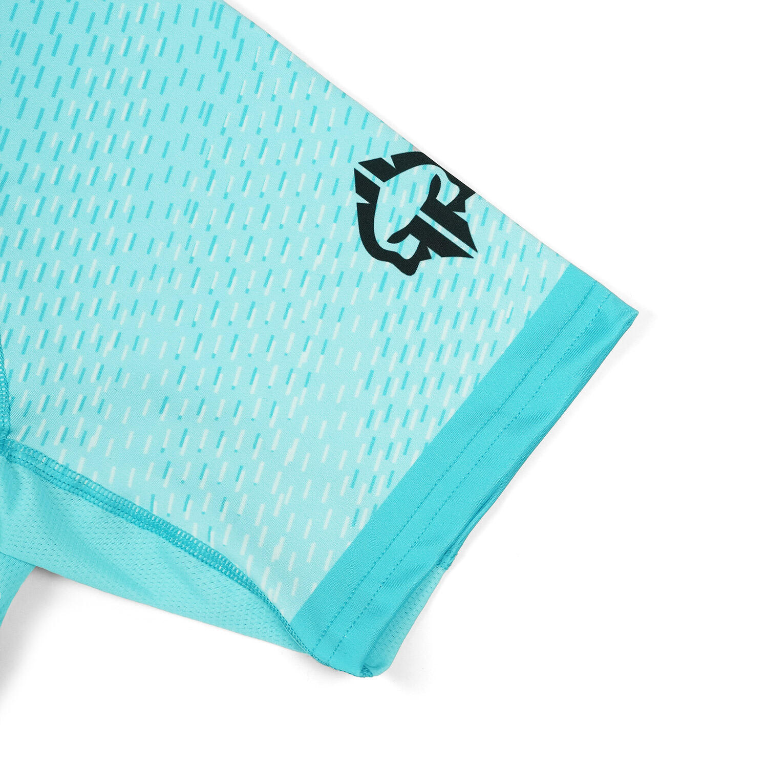 Rashguard do MMA/BJJ męski Ground Game FC Armbar miętowy  z krótkim rękawem 6/6