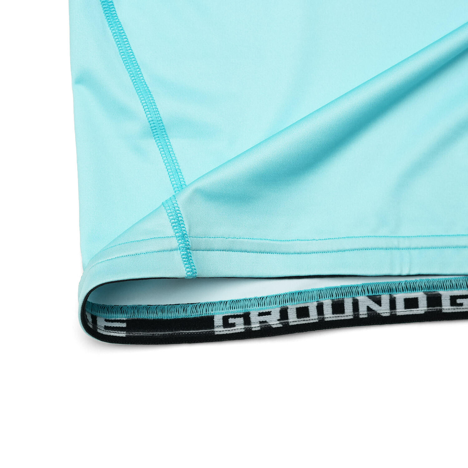 Rashguard do MMA/BJJ męski Ground Game FC Armbar miętowy  z krótkim rękawem 5/6