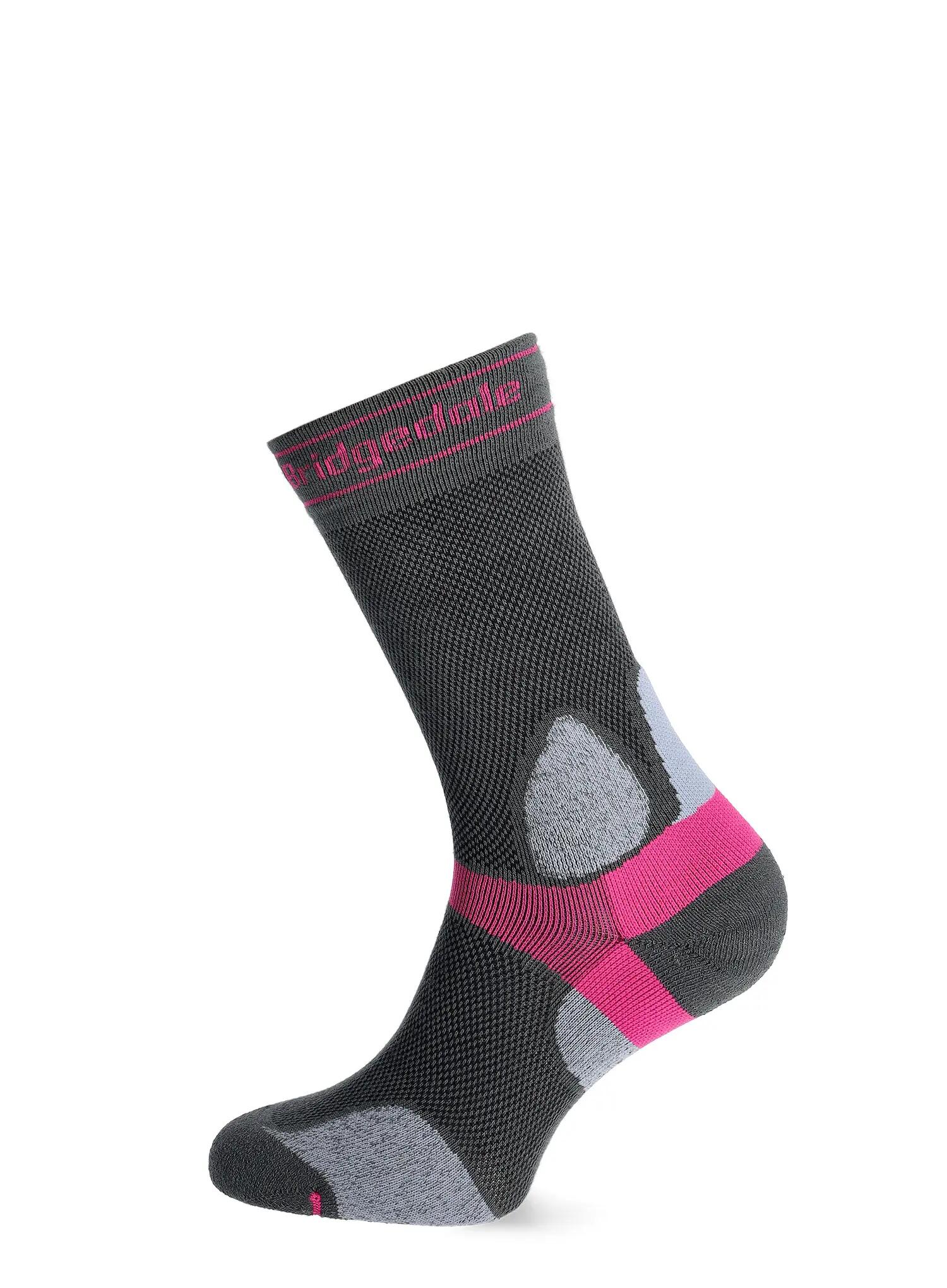 Skarpety rowerowe damskie Bridgedale MTB Summer Weight T2 Coolmax Sport Boot 3/4