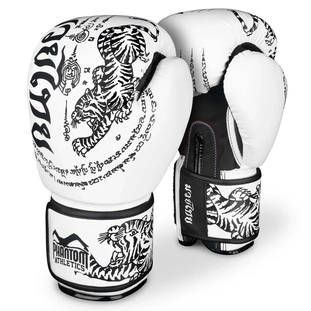 Phantom Muay Thai Boxing Gloves White 16 oz