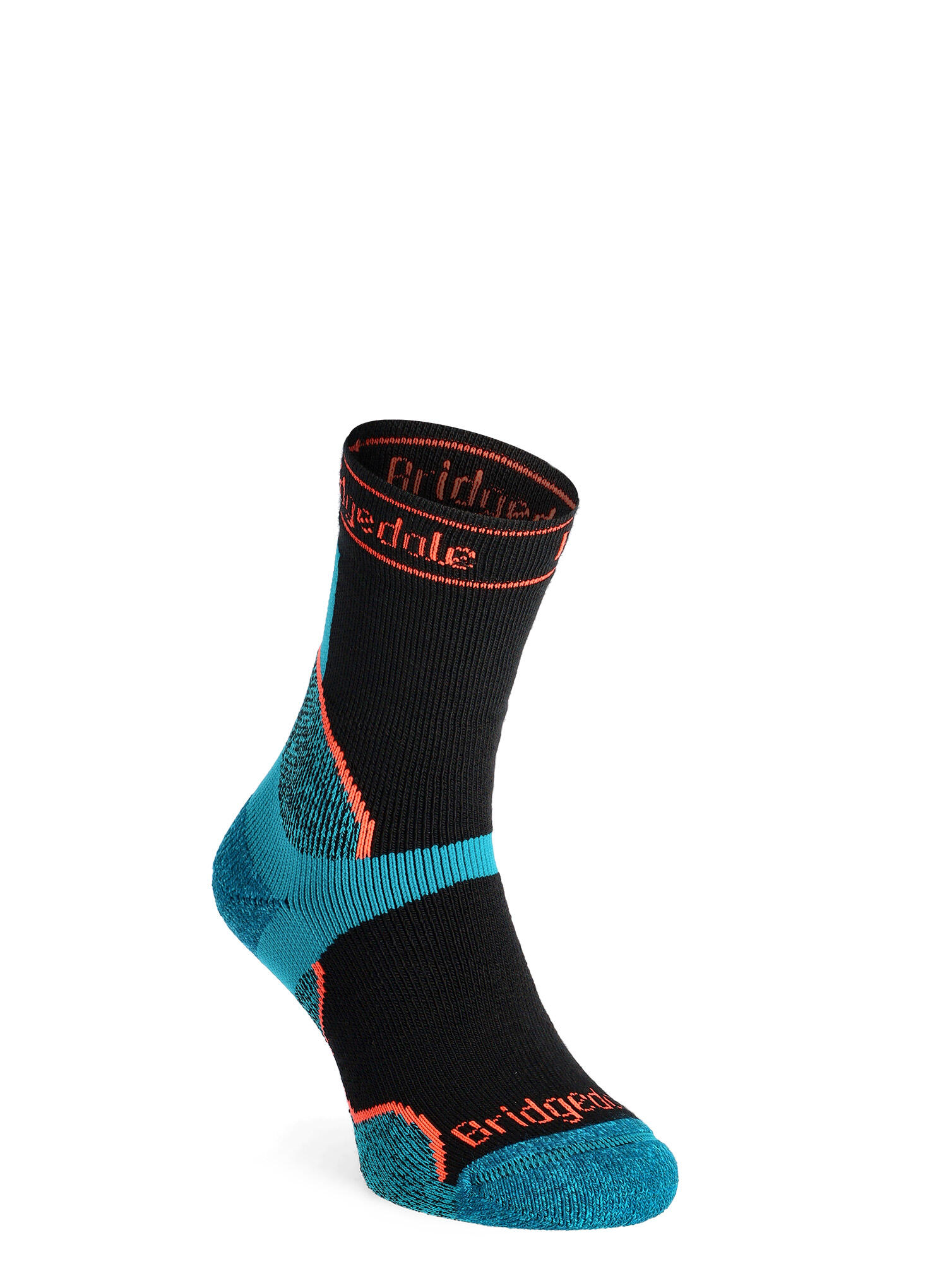Skarpety biegowe damskie Bridgedale Trail Run Midweight T2 Merino Sport Crew 1/4