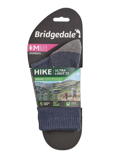 Skarpety turystyczne Bridgedale Hike Ultra Lt T2 Merino P Crew