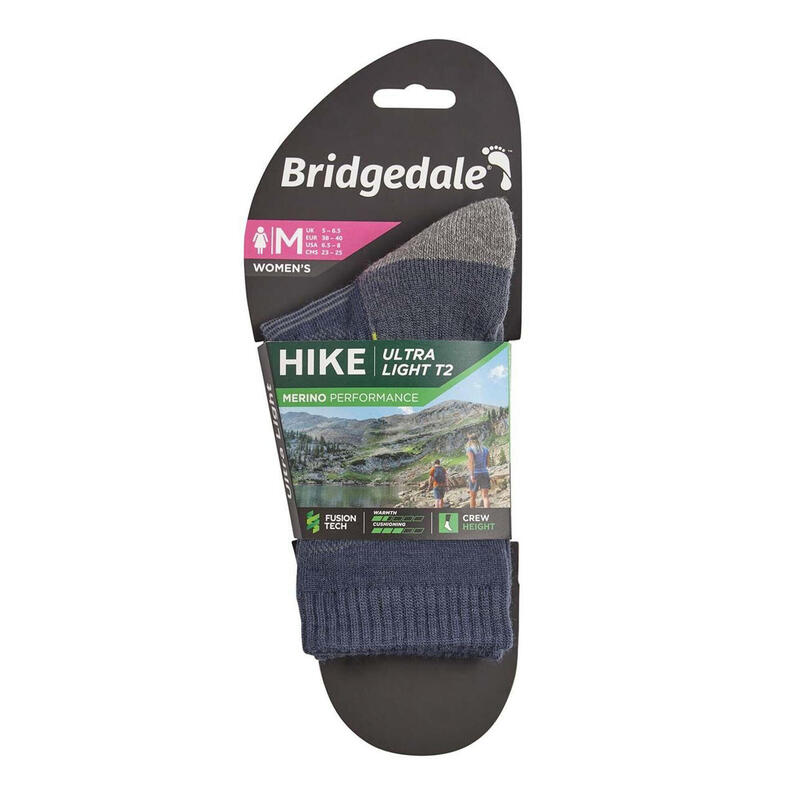 Skarpety turystyczne Bridgedale Hike Ultra Lt T2 Merino P Crew