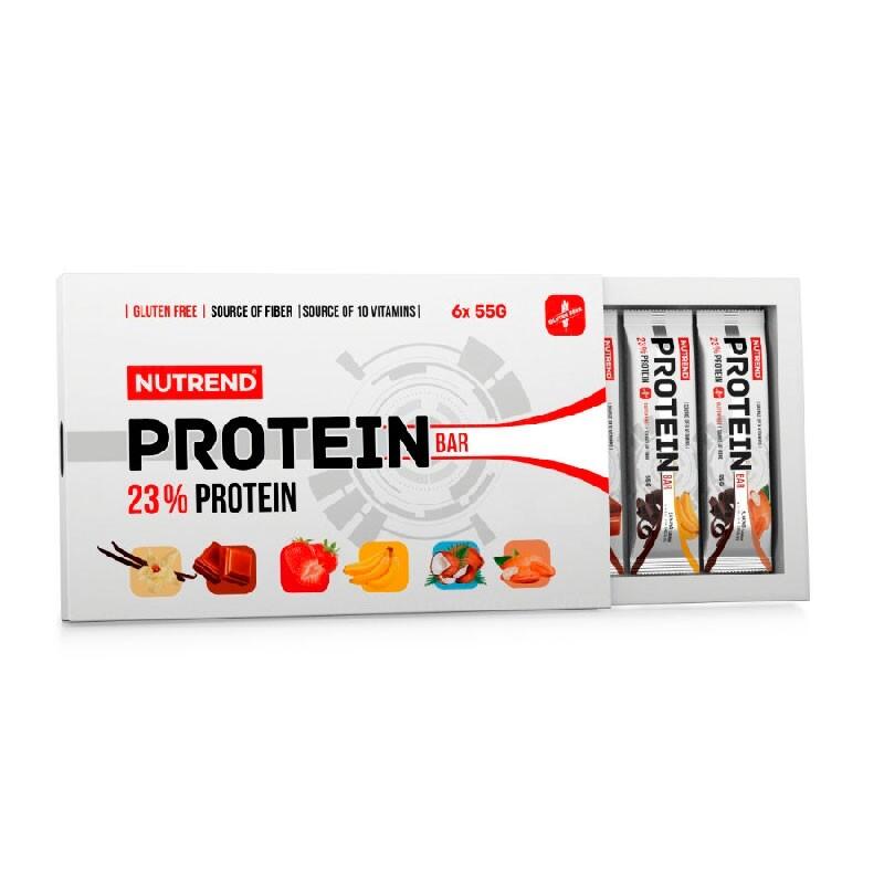 NUTREND Proteinové tyčinky PROTEIN BAR dárkové balení 6 x 55 g