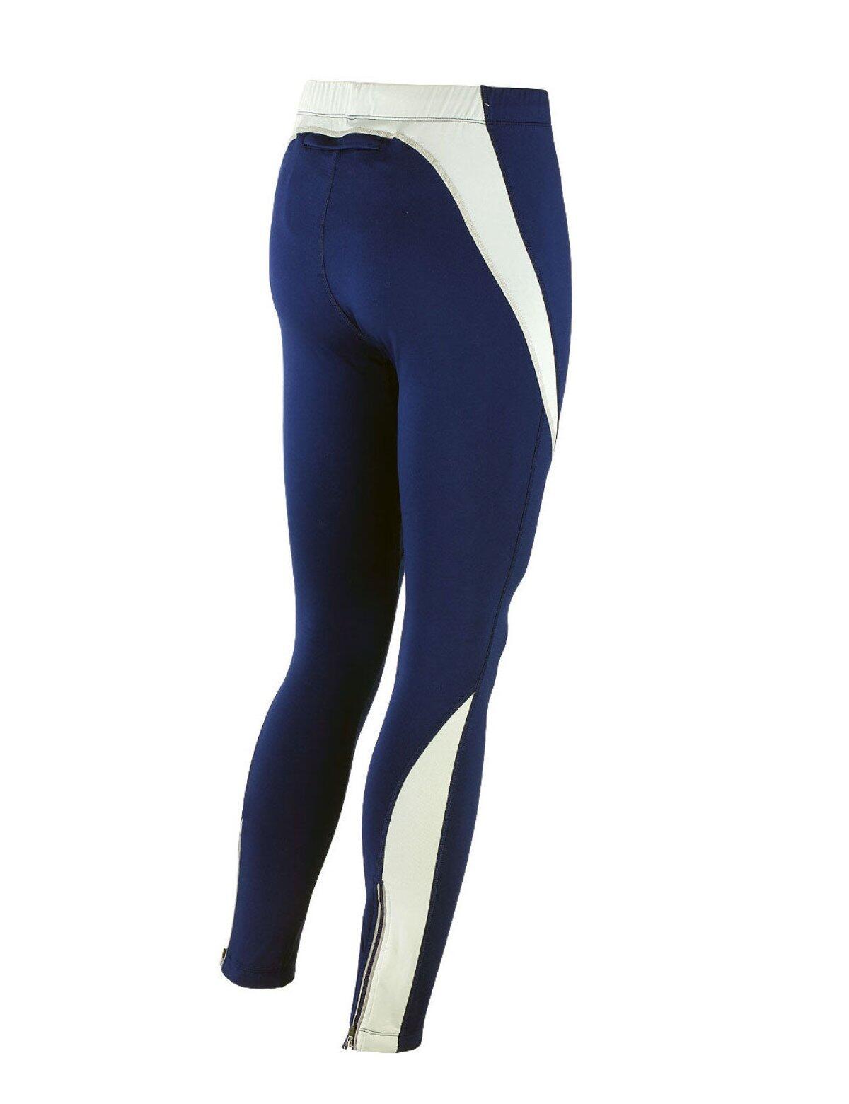 Damen Laufhose Tight Lang Pro Navy 2/4