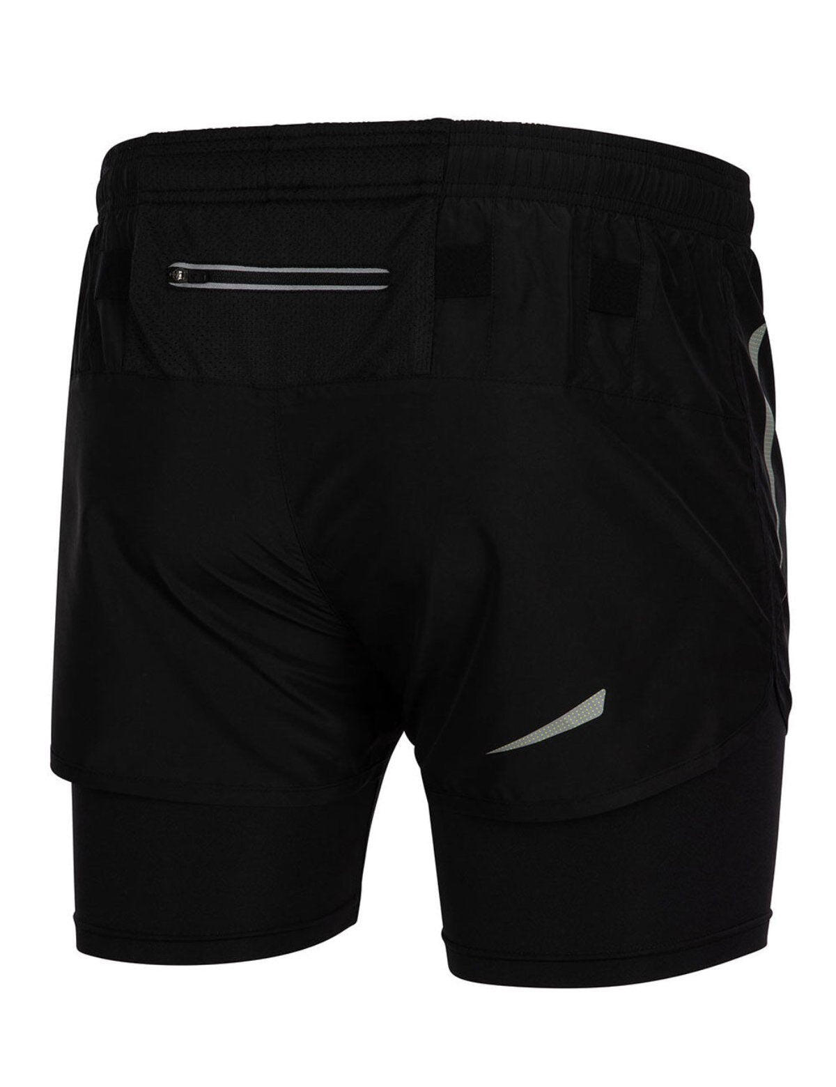Herren Funktions Laufshorts Pro Line Schwarz 2/4