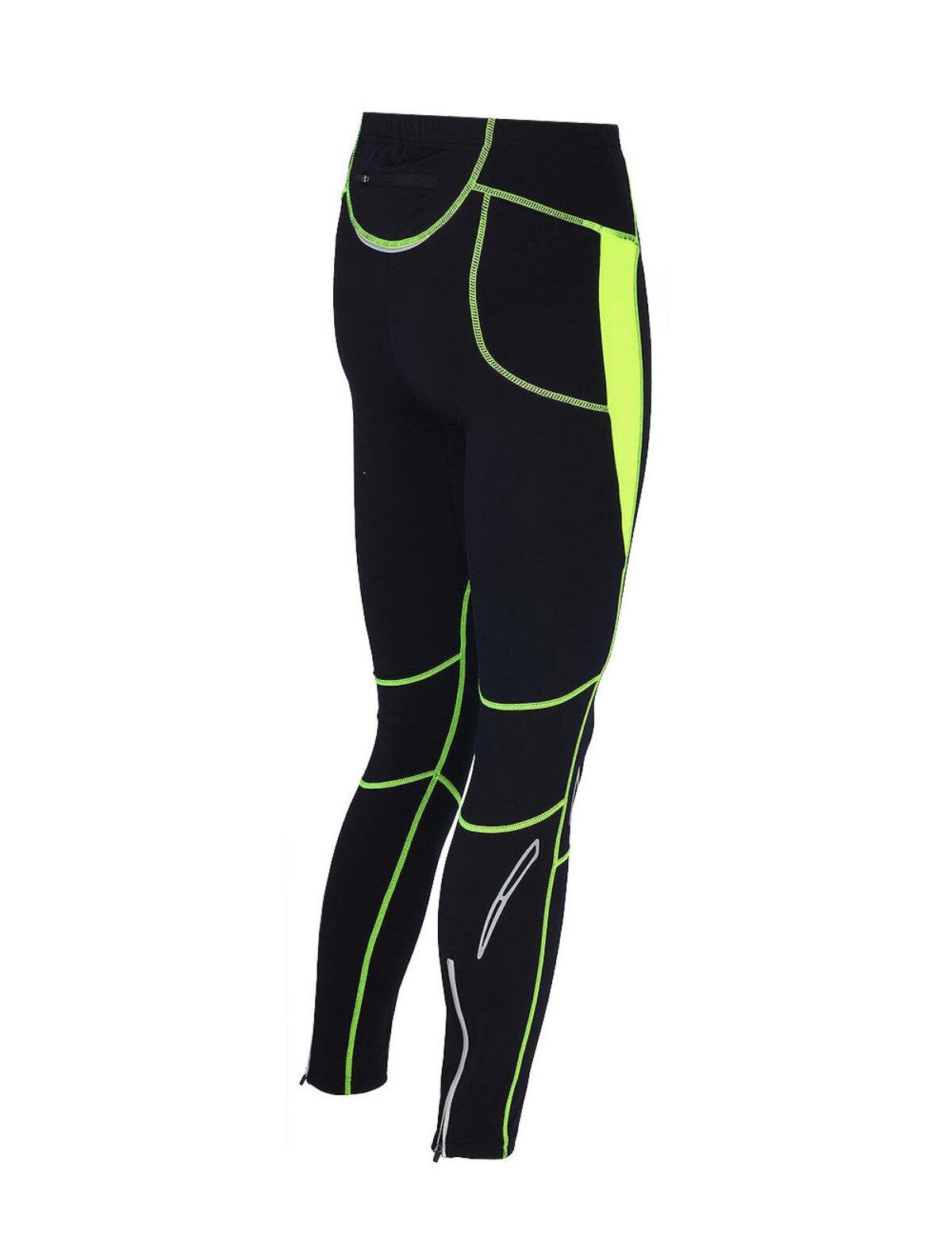 Herren Winter Thermal Lauftight Lang Pro T Neon 4/4