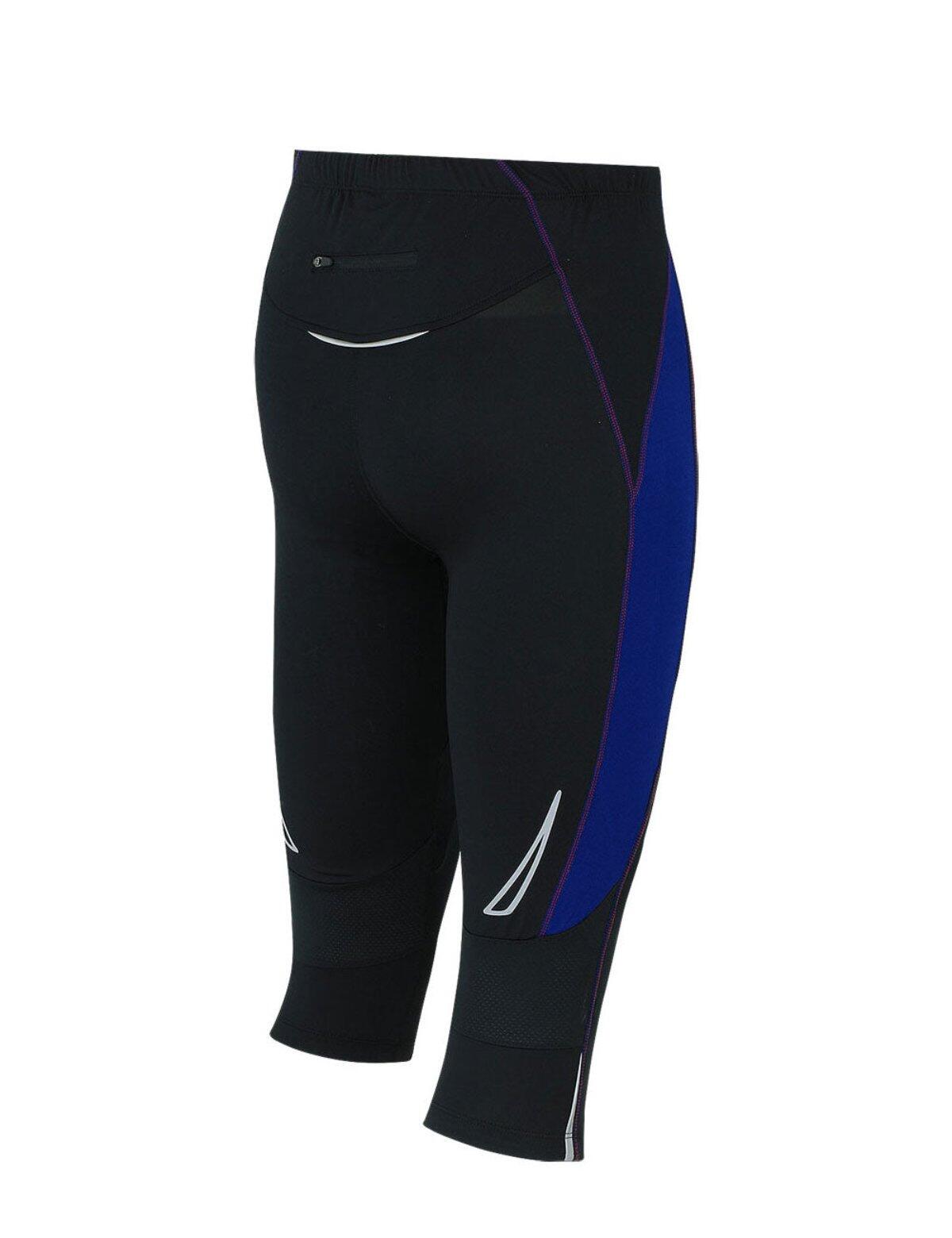 Lauftight 3-4 Lang Pro Air Schwarz Blau 2/4