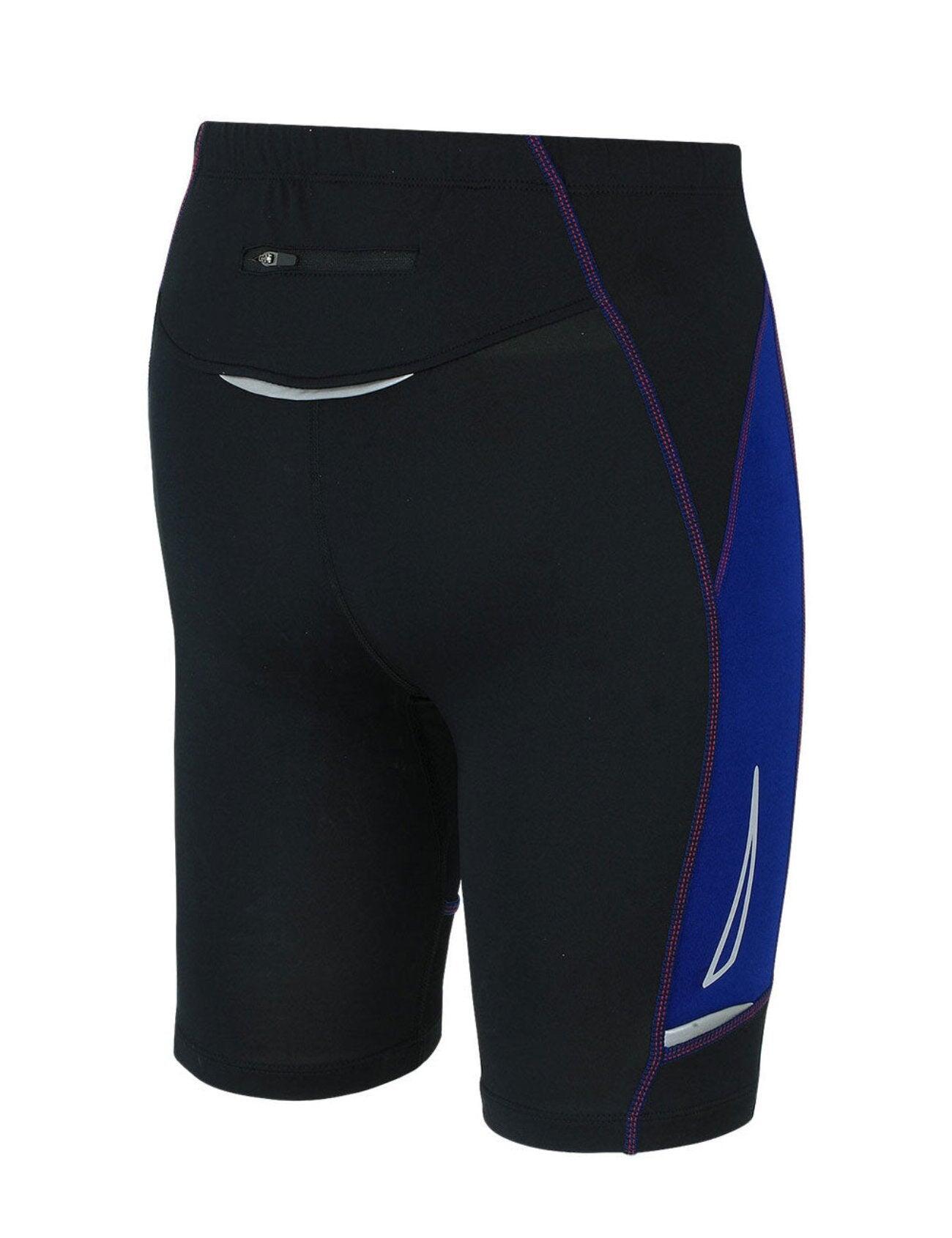Herren Laufhose Kurz Pro Air Schwarz Blau 2/4