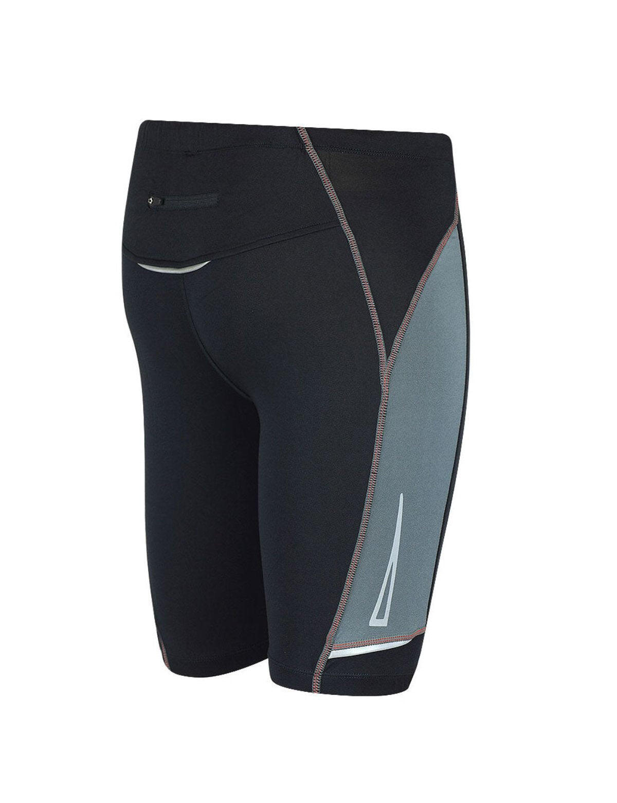 Herren Laufhose Kurz Pro Air Schwarz Grau 2/4