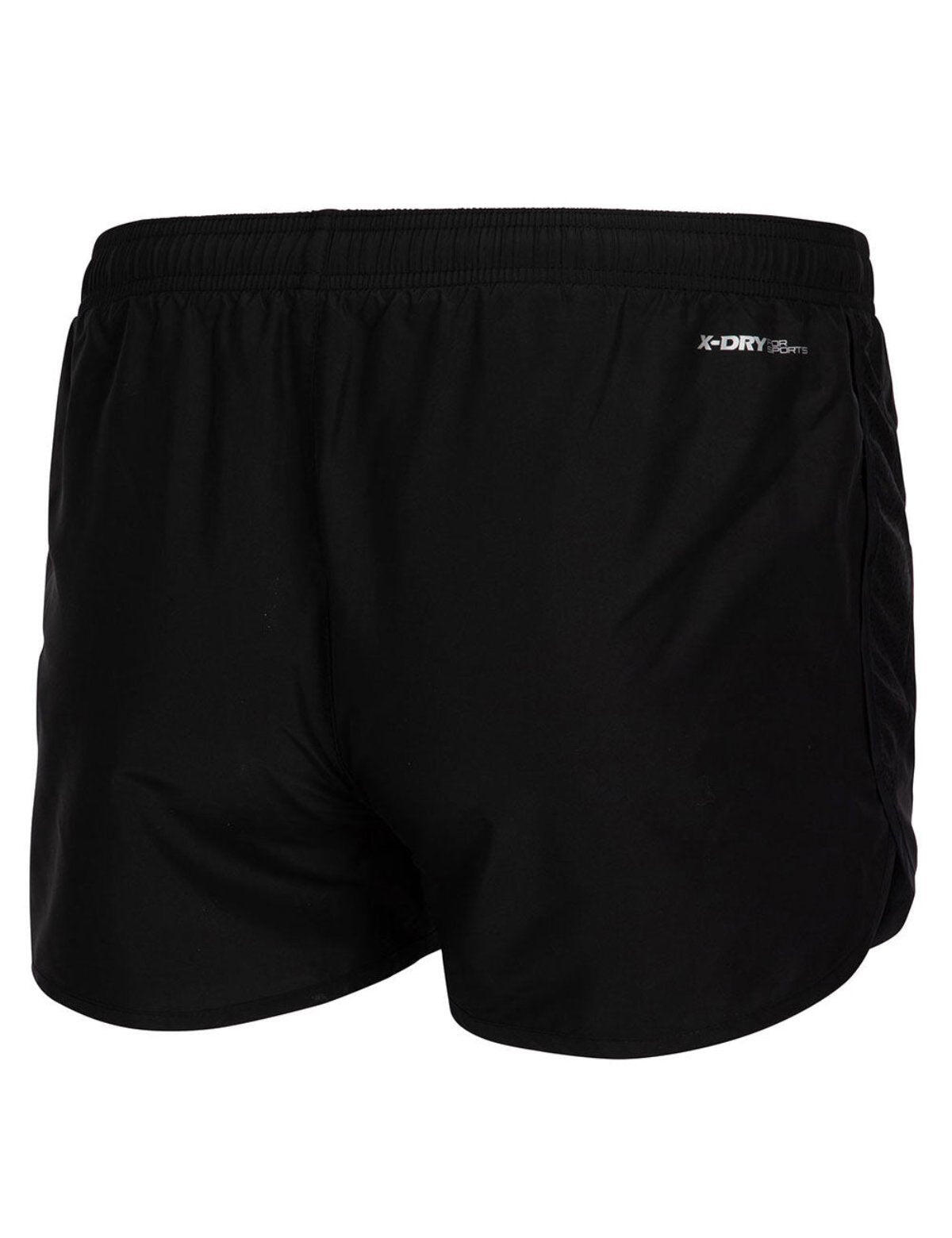 Herren Funktions Laufshorts Comfort Line Schwarz 2/4