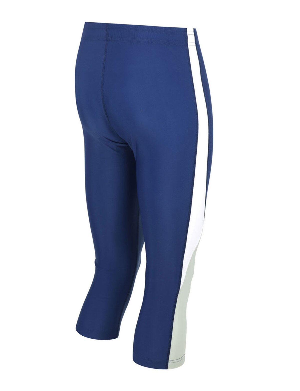 Herren Laufhose 3-4 Lang Navy-Blau 2/4