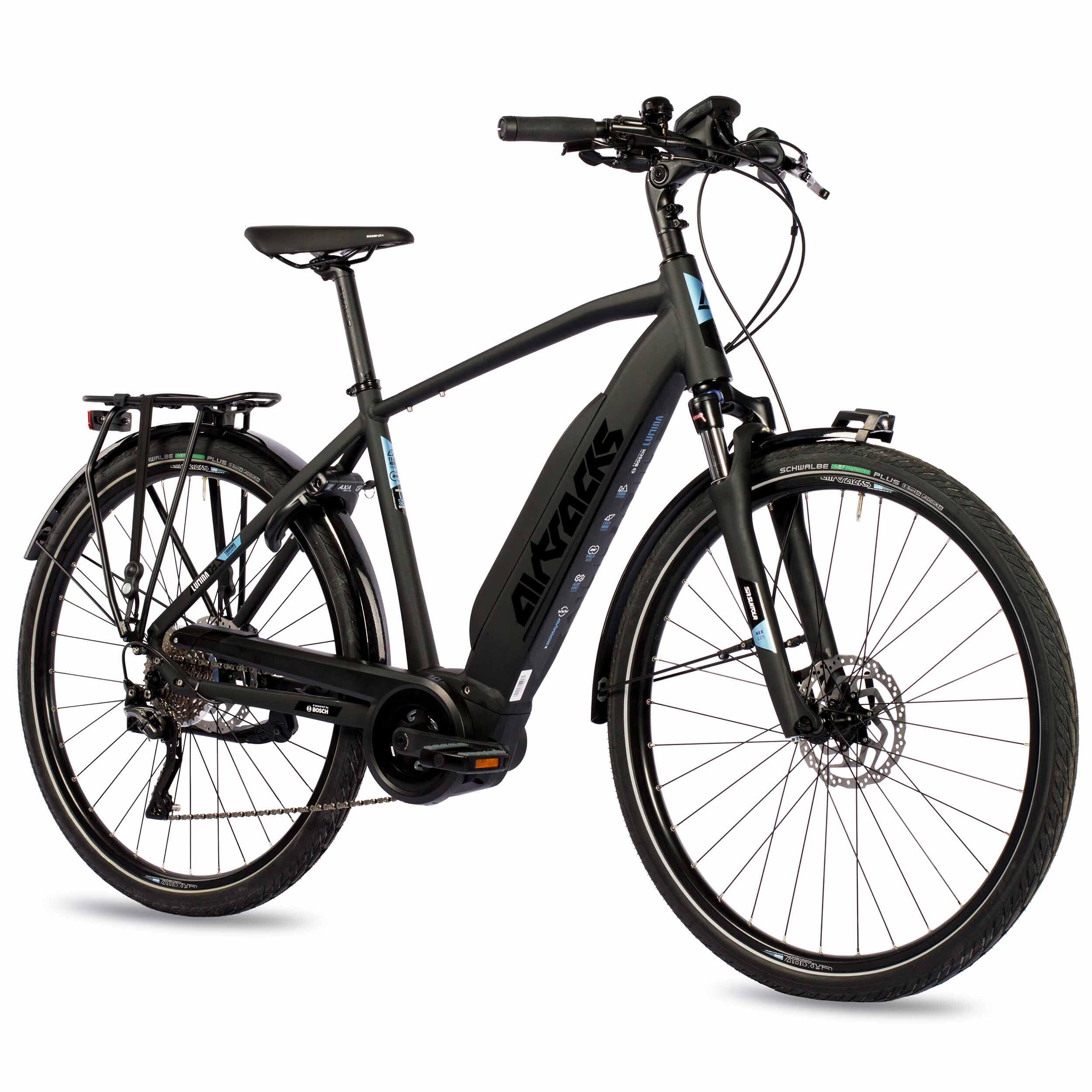28" HEREN E-BIKE TREKKINGFIETS LUMINA BOSCH PERFORMANCE LINE 500 WH 10 SPEED 3/4