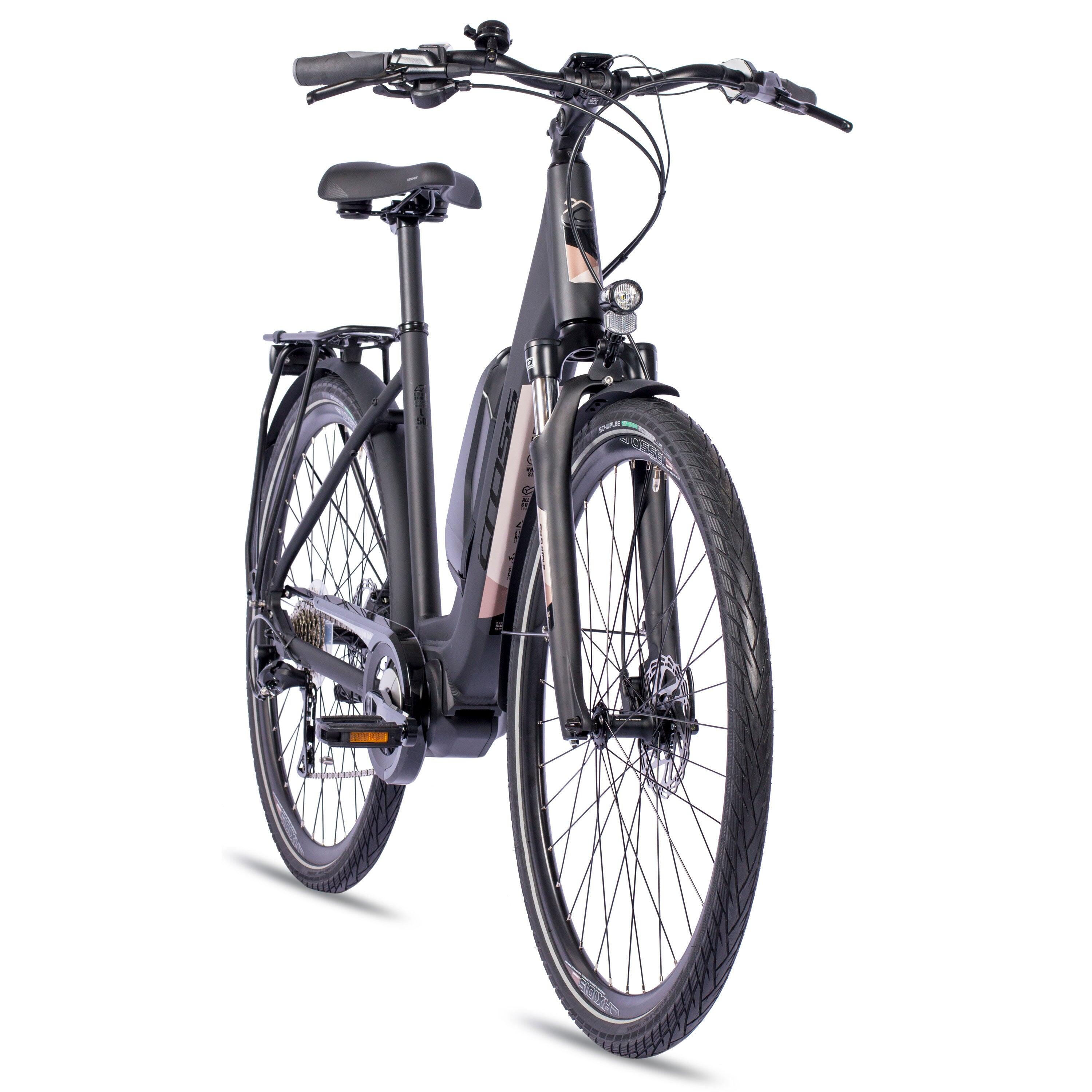28" E-Bike Trekking Fahrrad LS WAVE V-TRON SHIMANO STEPS E-5000 418 Wh 9 GANG 3/4