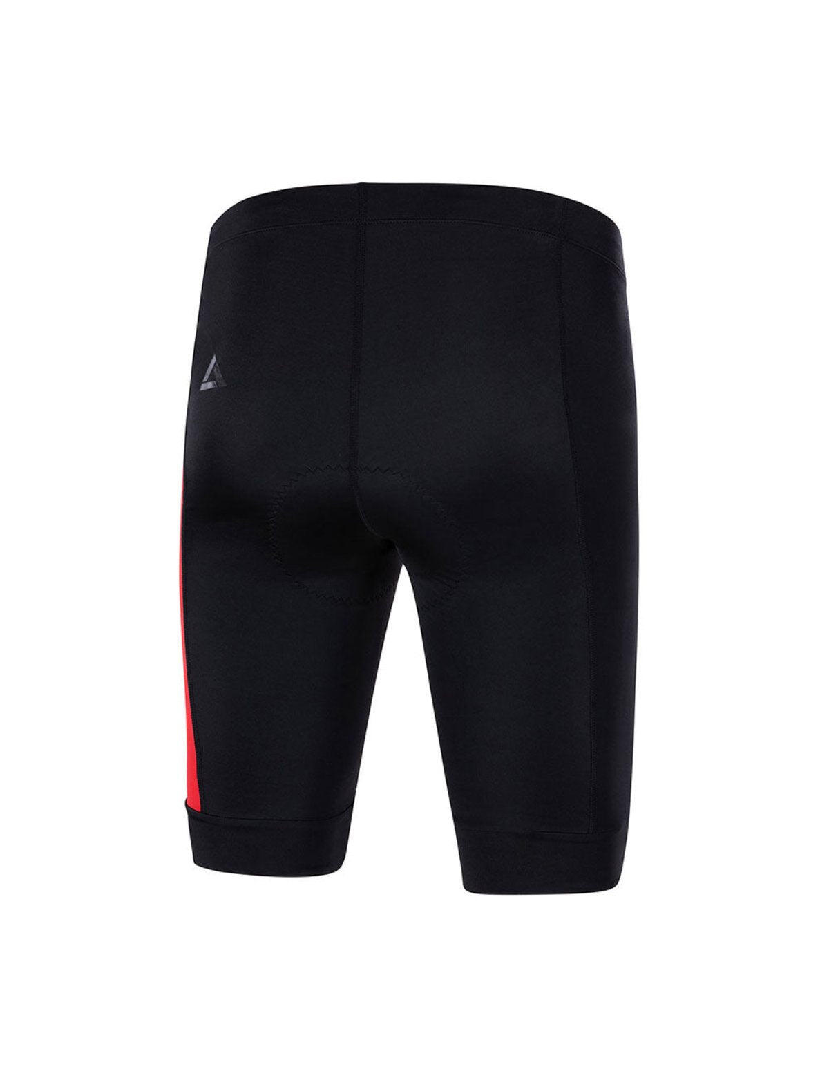 Herren Fahrradhose Kurz Radhose Pro Line Schwarz-Rot 4/4