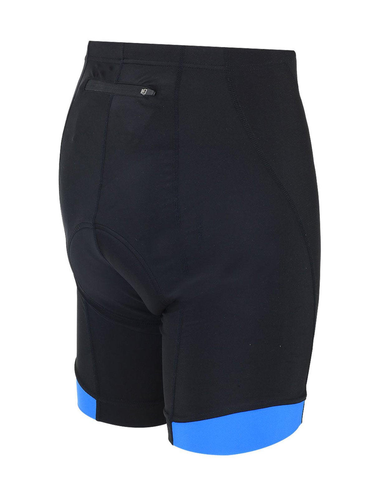 Herren Fahrradhose Kurz Team Schwarz Blau 2/4
