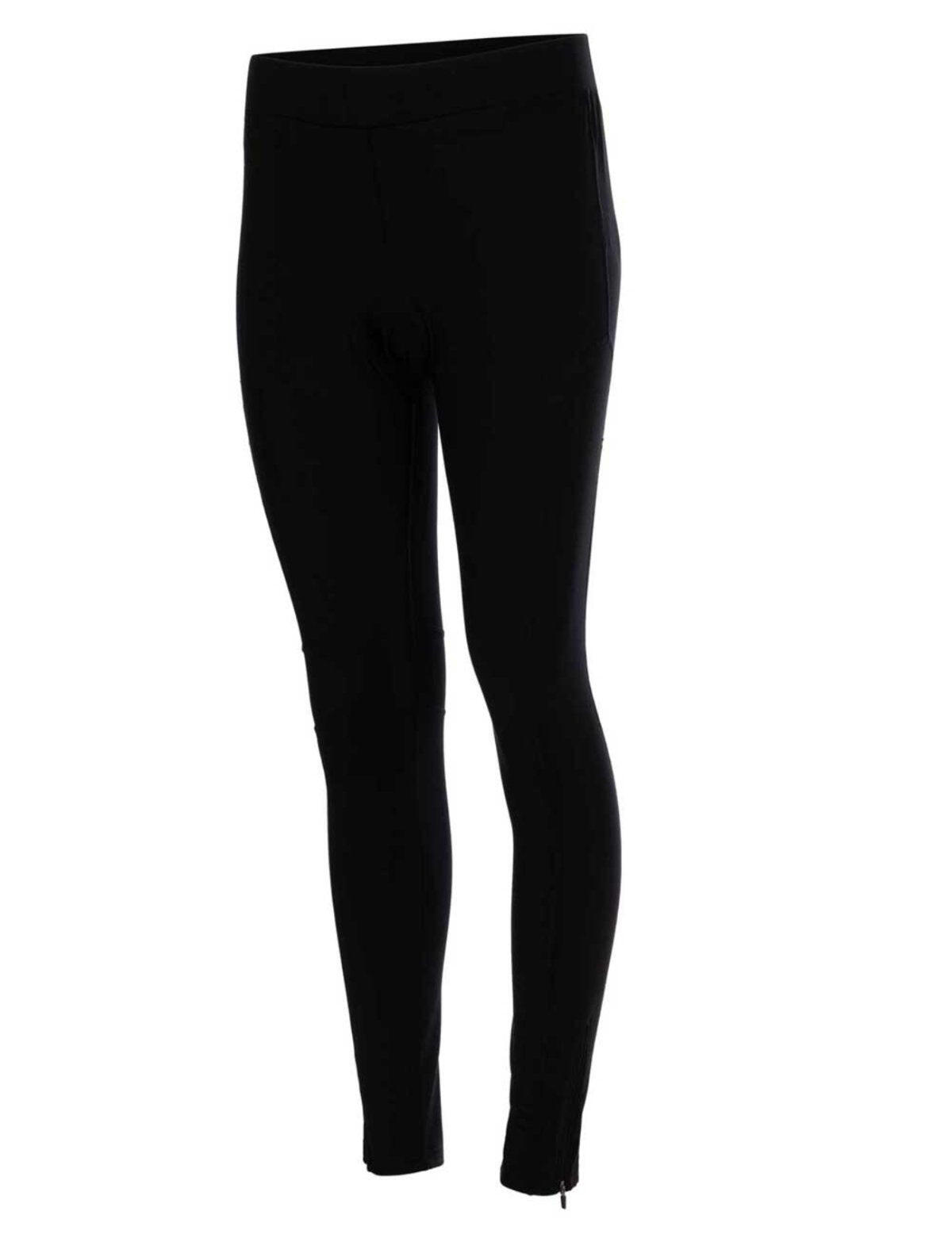 Damen Thermal Fahrradhose Lang Schwarz 4/4