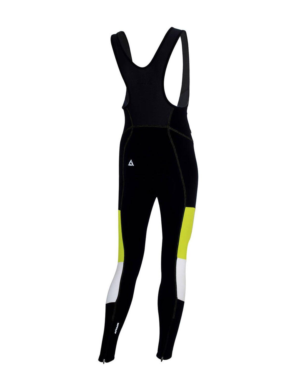 Herren Winter Fahrradhose Lang mit Trägern Pro Line - Fleece Thermalradhose 4/4