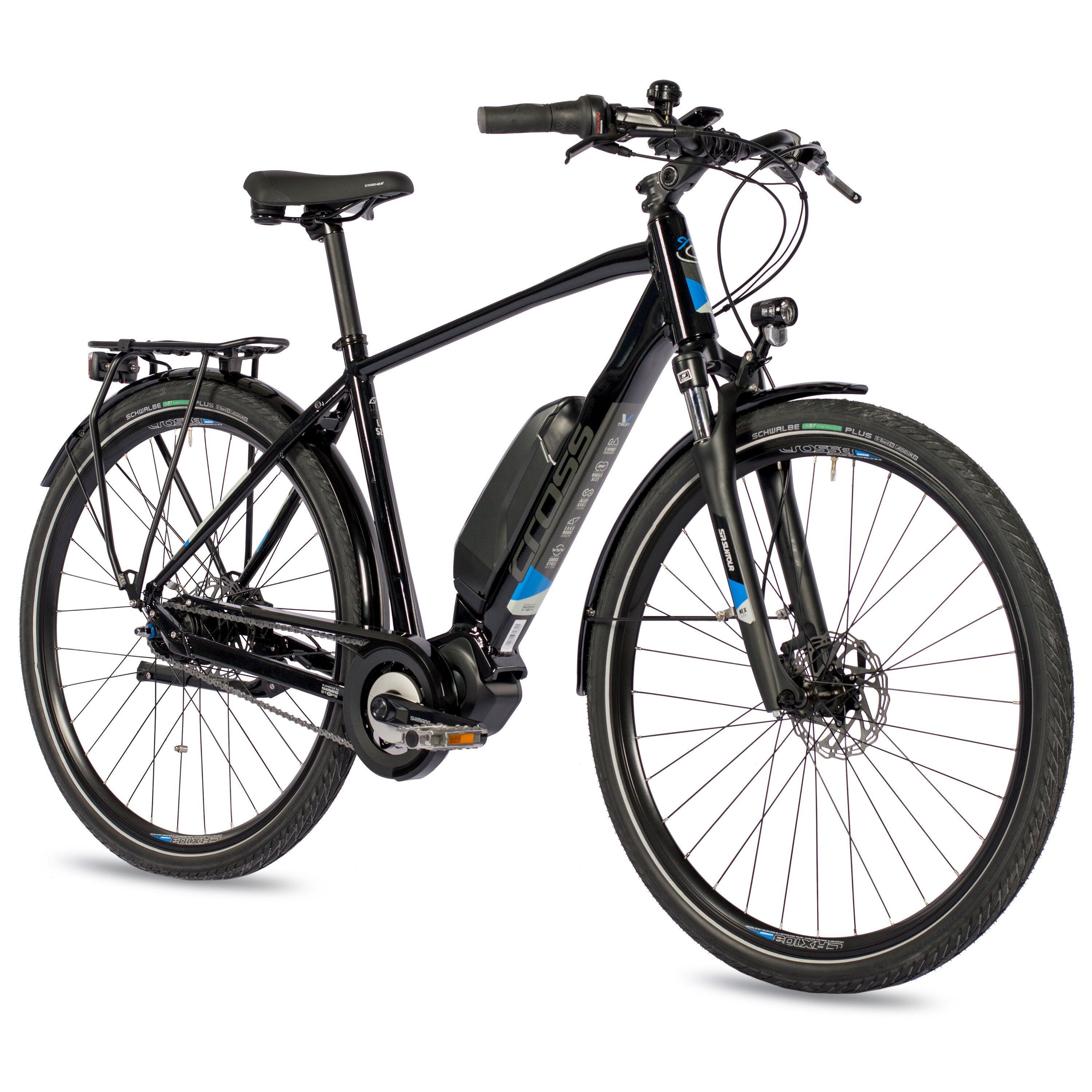 28" E-Bike da città da uomo V-Tron SHIMANO STEPS E-5000 418 Wh 7 x GANG SHIMANO 2/4