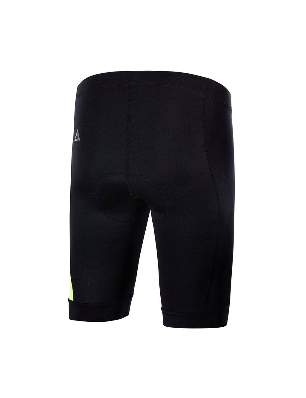 Herren Fahrradhose Kurz Radhose Pro Line Schwarz-Neon 2/4
