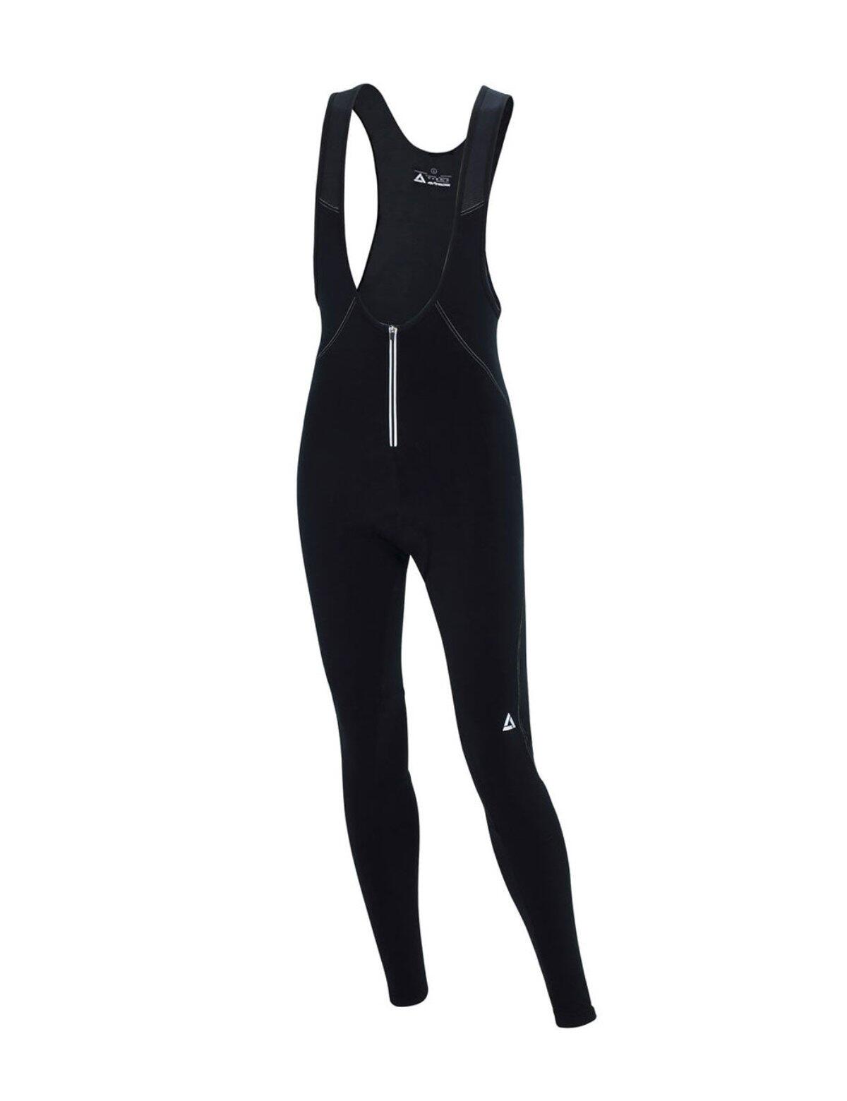 Herren Winter Fahrradhose Lang mit Trägern Comfort Line - Fleece Thermalradhose 2/4