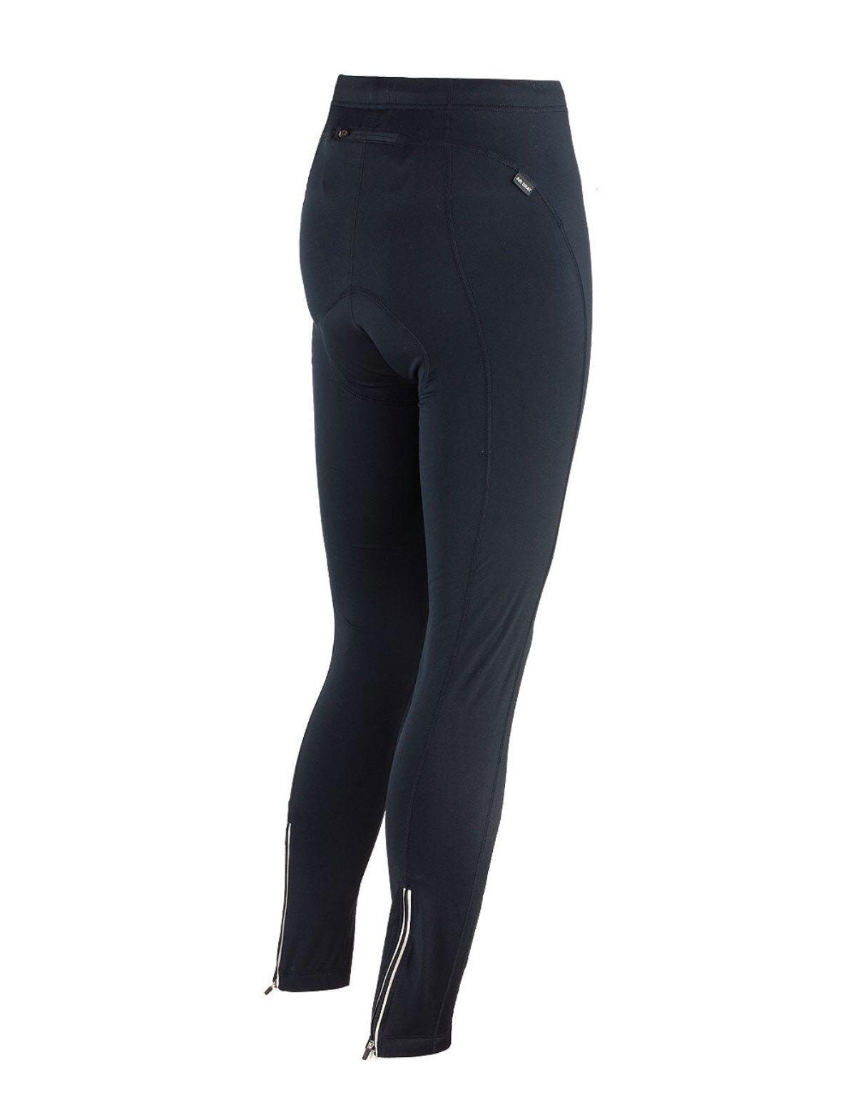 Herren Fahrradhose Lang Schwarz 2/4