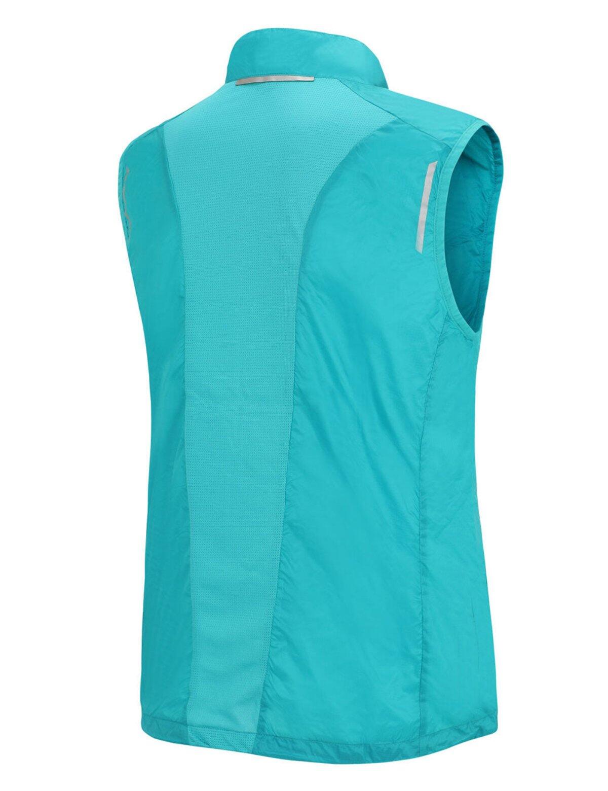 Damen Leichte Windweste Fahrradweste - Laufweste Pro Line Blau 4/4