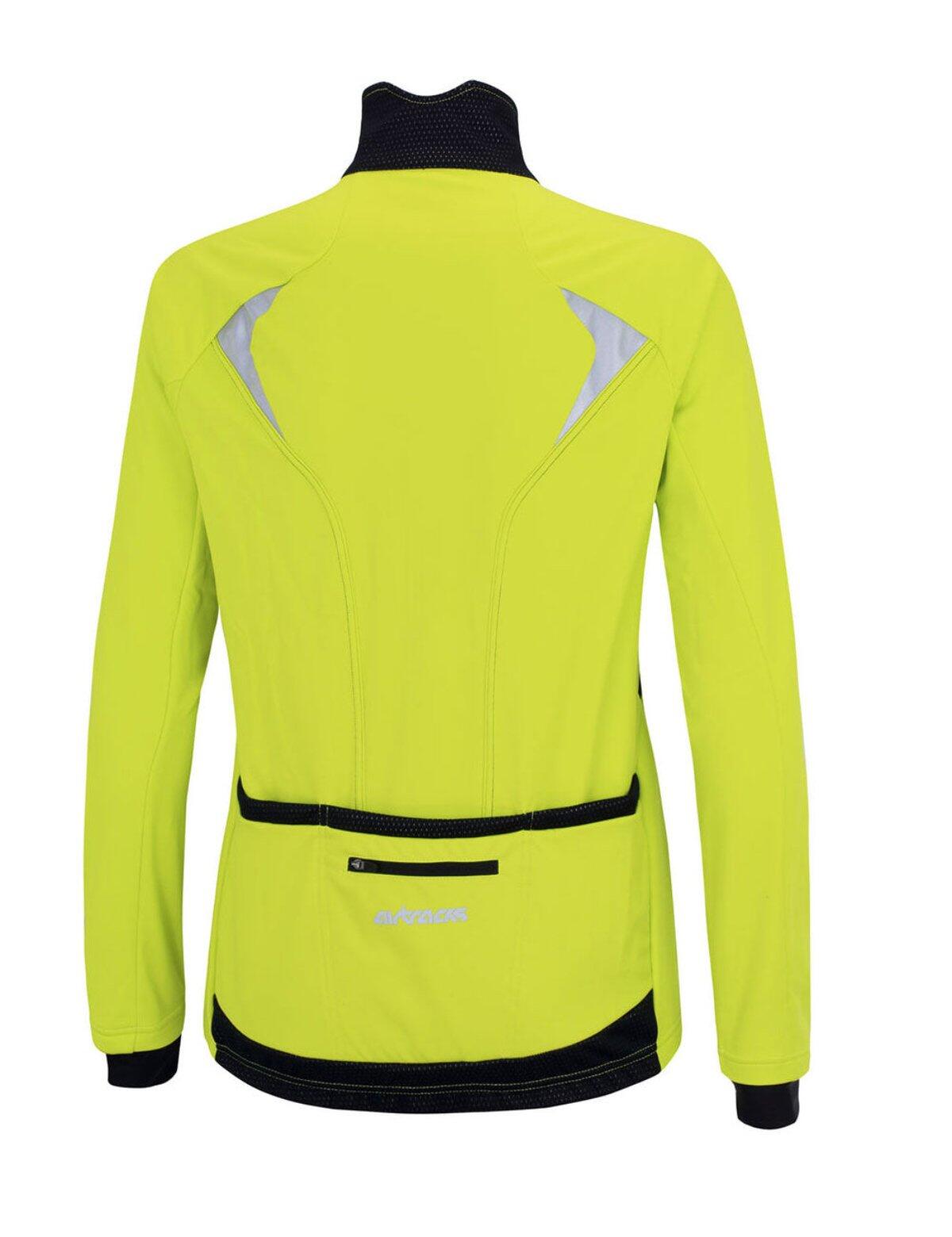 Herren Winter Thermal Fahrradjacke Pro Team II Neon 3/4